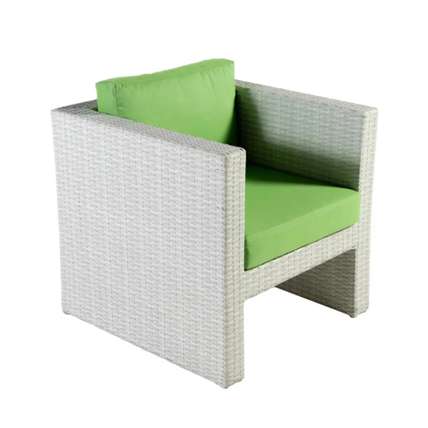 4-Piece Outdoor Rattan Wicker Patio Sofa Set - Image 9