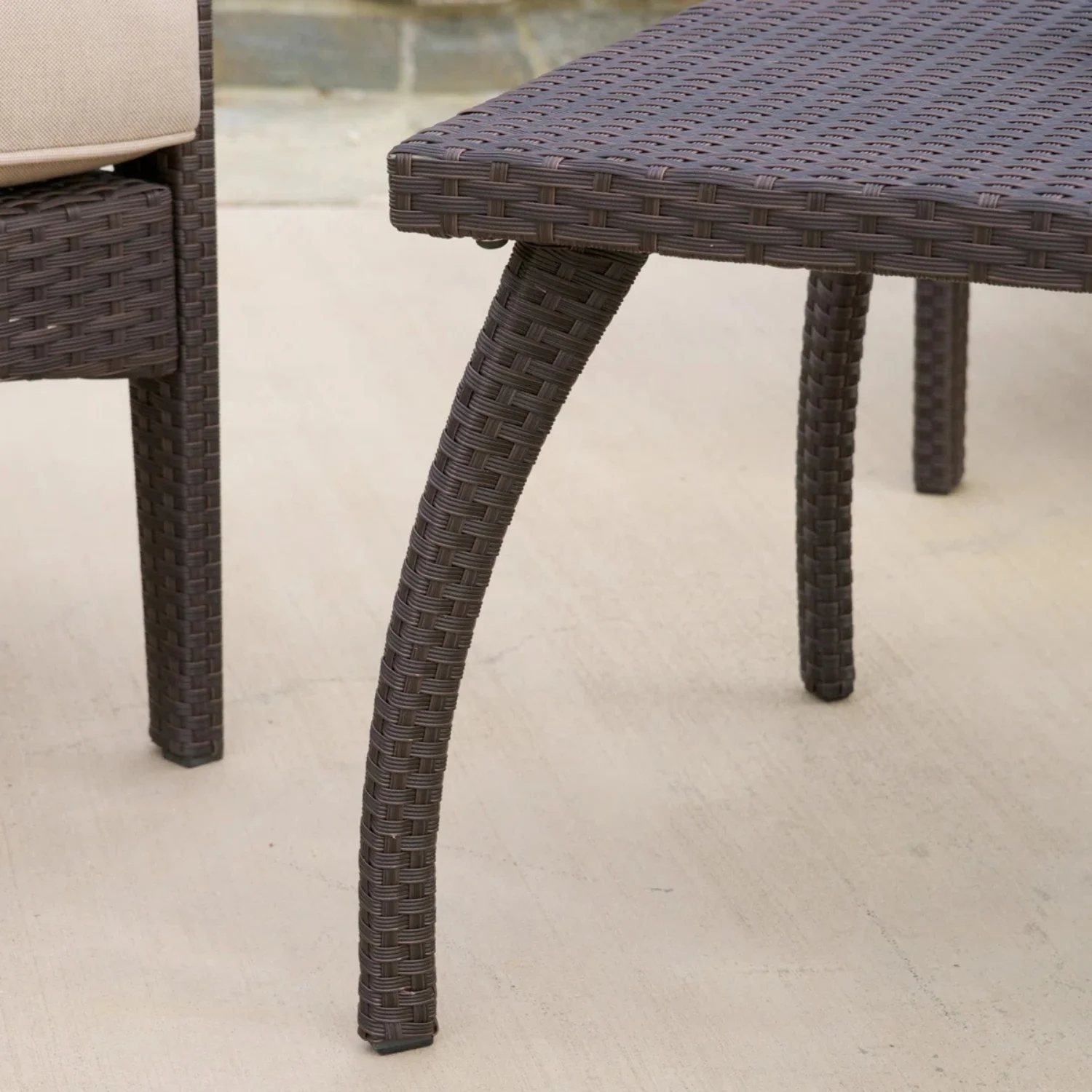 4 Pieces Patio Furniture Set, Outdoor Sectional Sofa - Image 10
