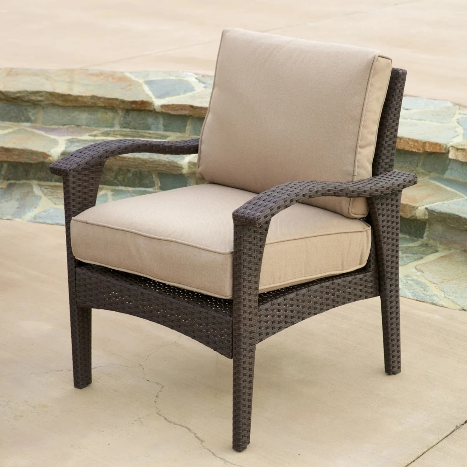 4 Pieces Patio Furniture Set, Outdoor Sectional Sofa - Image 9