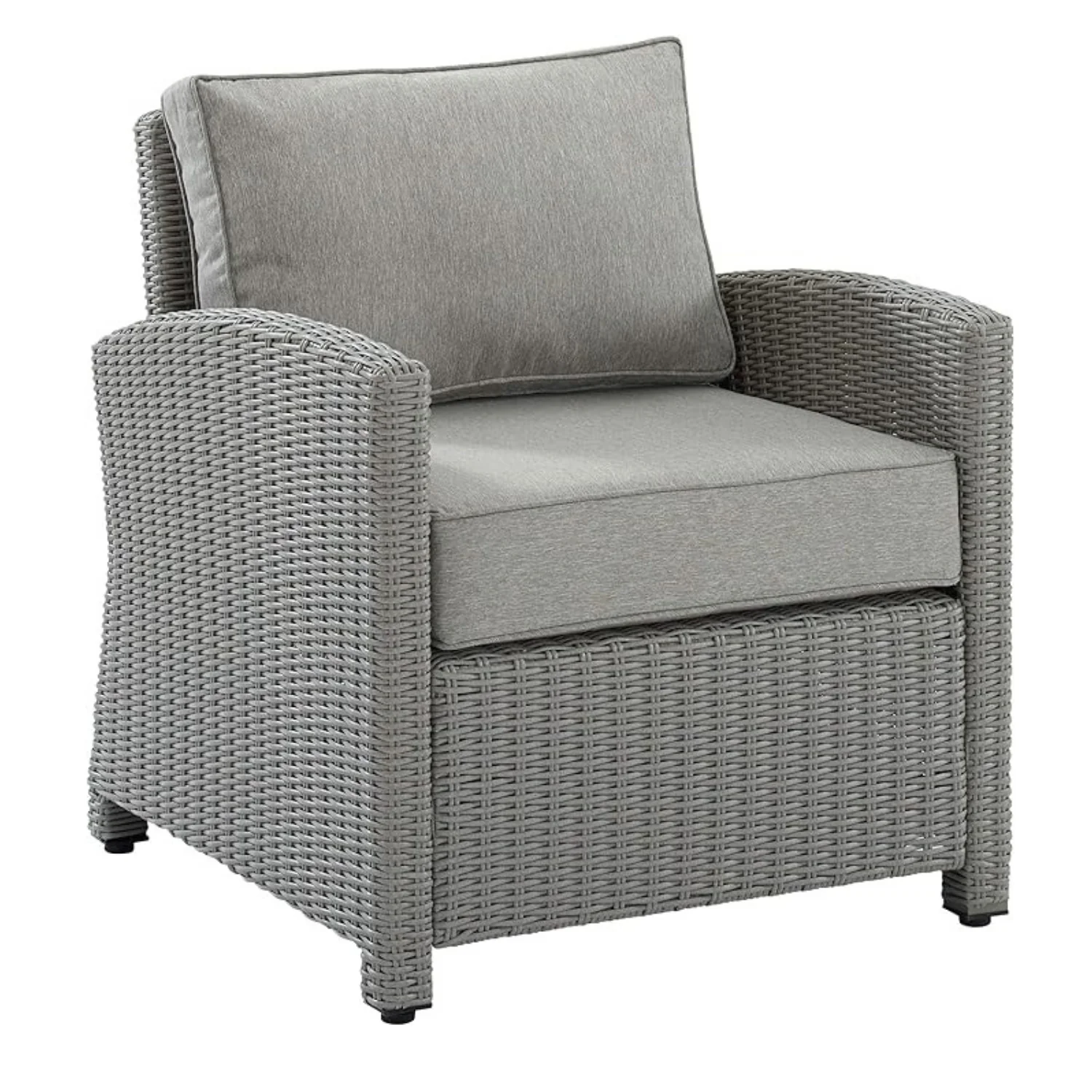4 Pieces Patio Furniture Set, Outdoor Sectional Sofa - Image 4