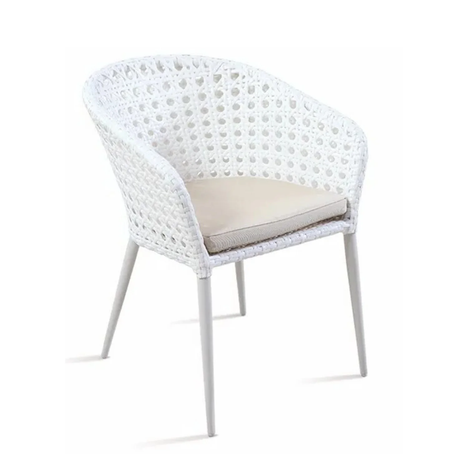 5-Piece Outdoor Patio Dining Set With Wicker Chairs & Glass-Top Table - Image 3