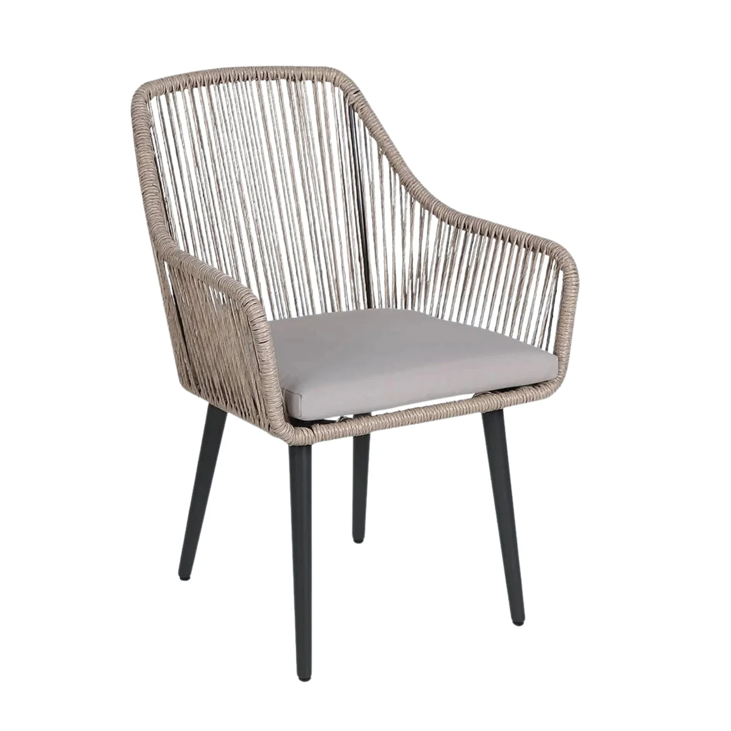 5-Piece Outdoor Rope Patio Dining Set - Image 3