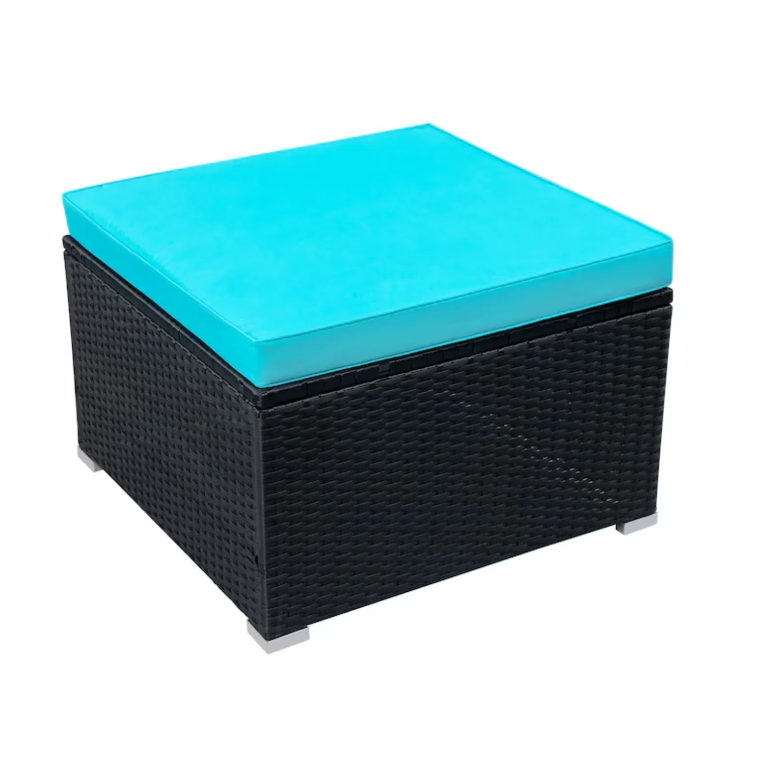5-Piece Outdoor Wicker Furniture Set Modern Outdoor L-Shaped - Image 11