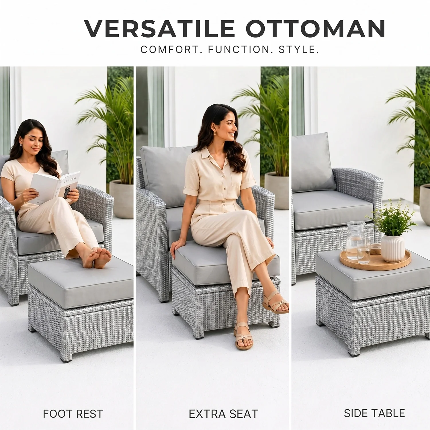5 Pieces Patio Furniture Set - Image 6