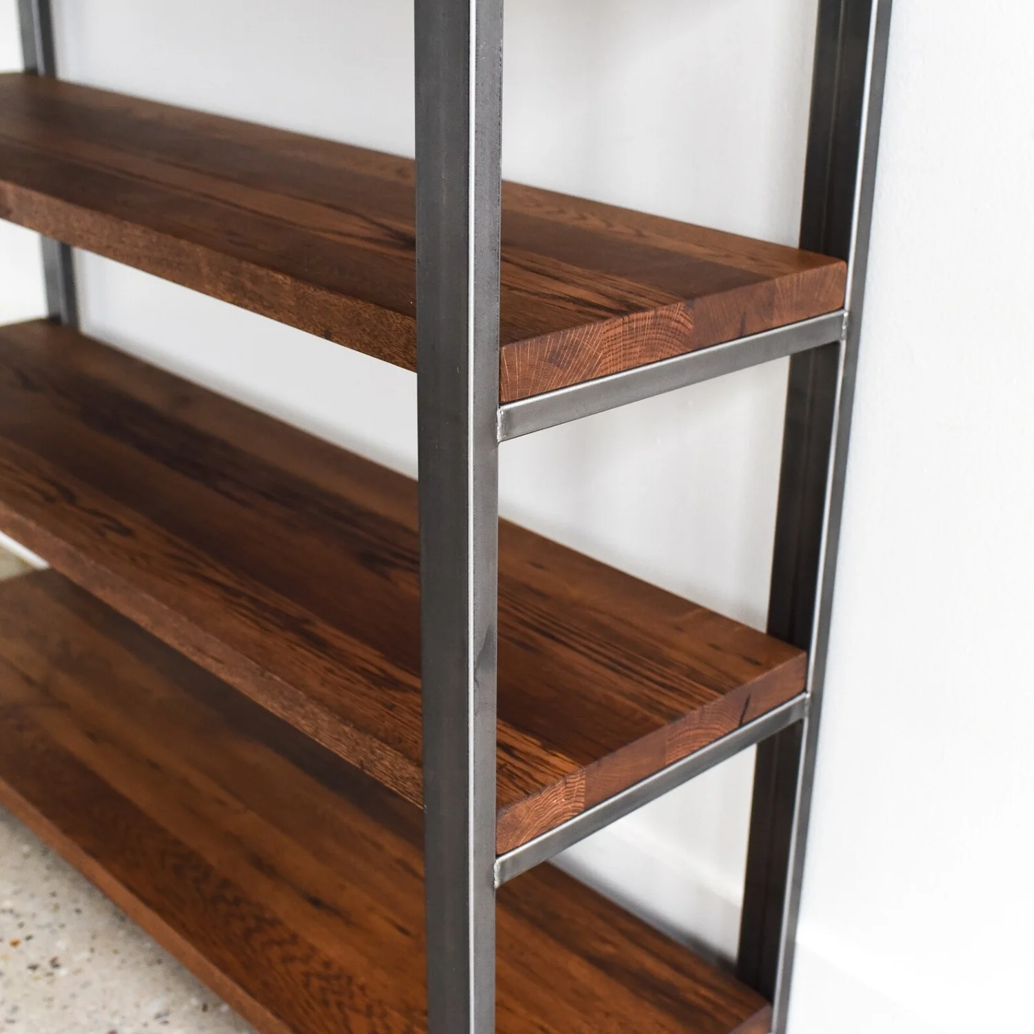 6-Tier Sheesham Wood Top Book Shelf - Image 3