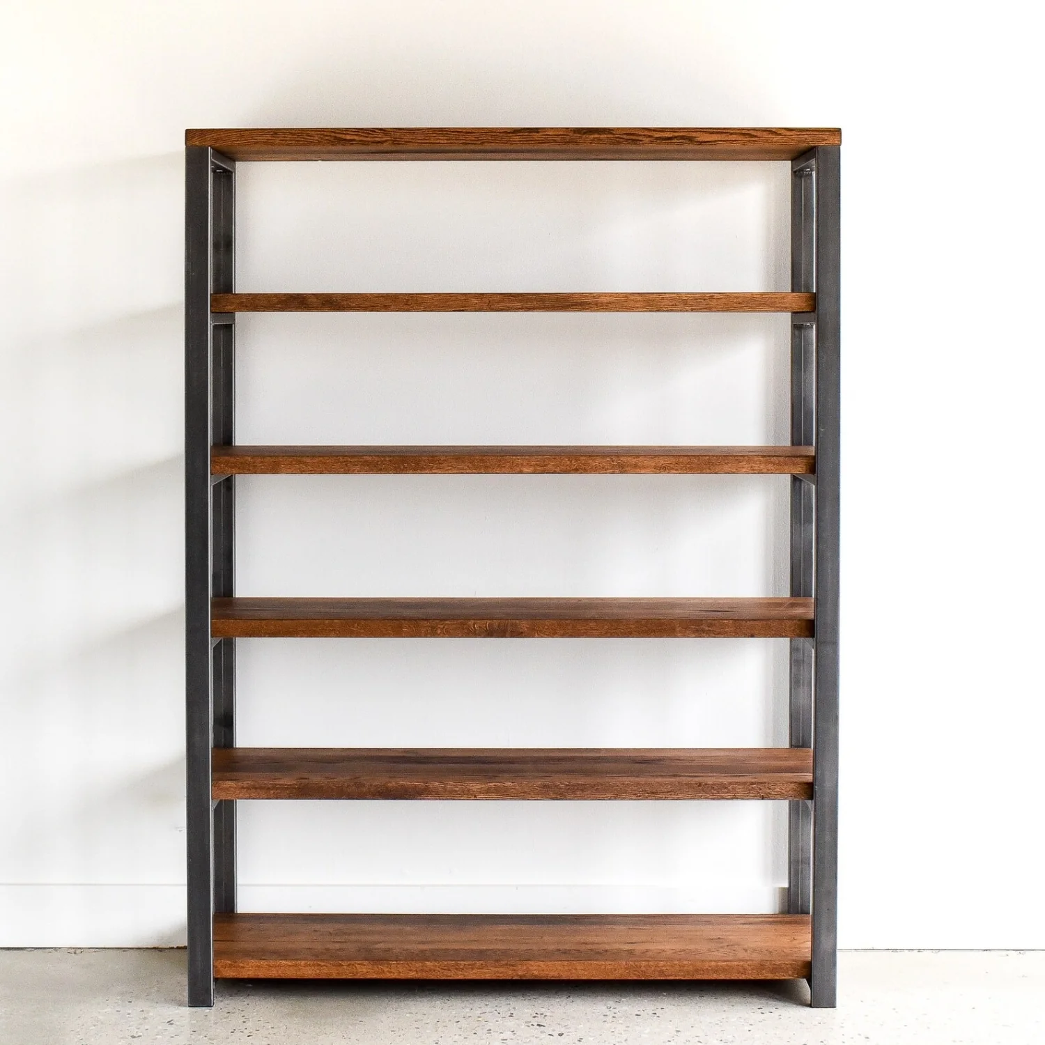 6-Tier Sheesham Wood Top Book Shelf - Image 7
