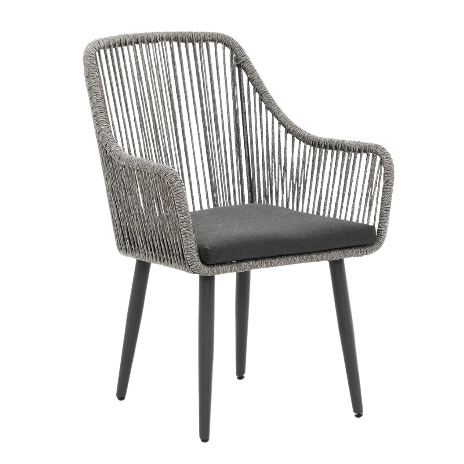 7-Piece Outdoor Patio Dining Set with Rope Chairs - Image 9