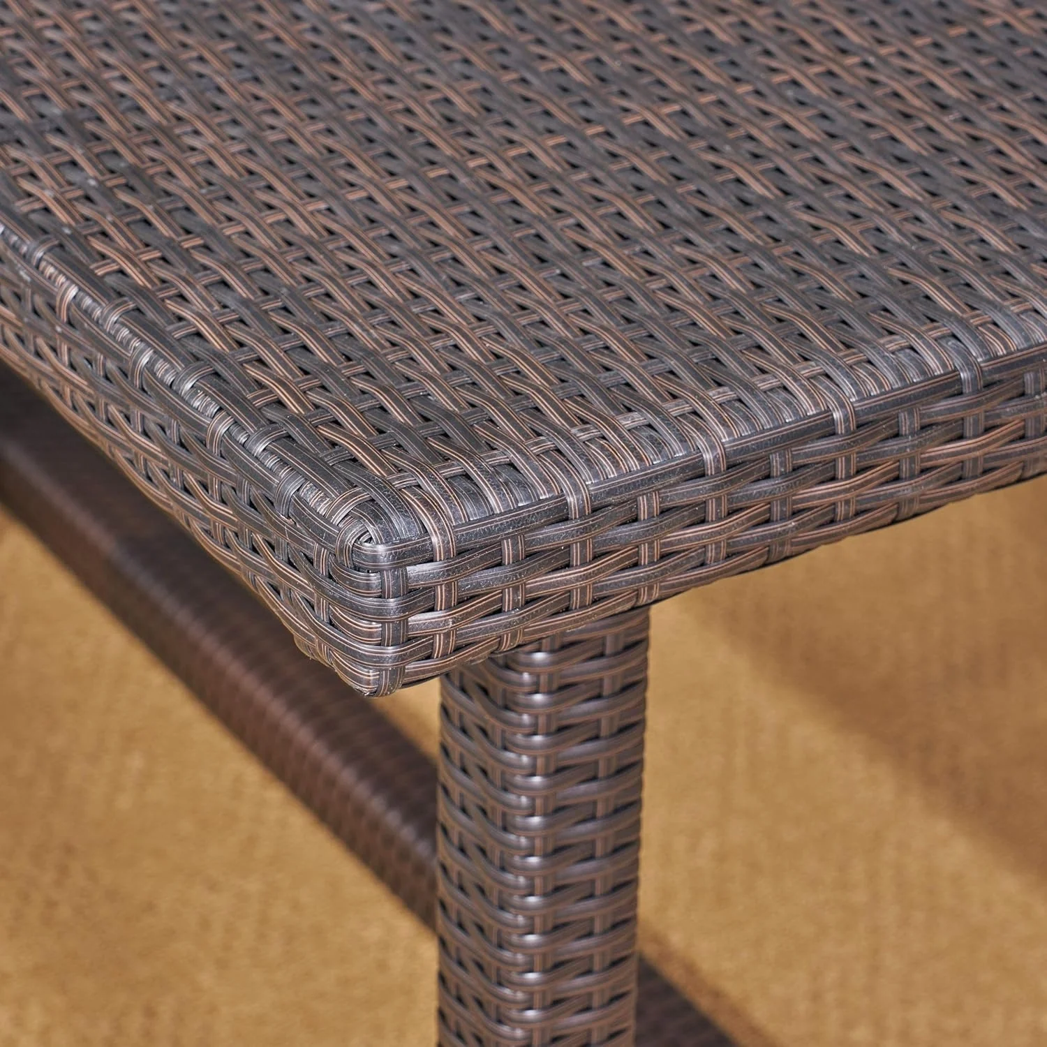 7-Piece Outdoor Rattan Wicker Dining Set - Image 10
