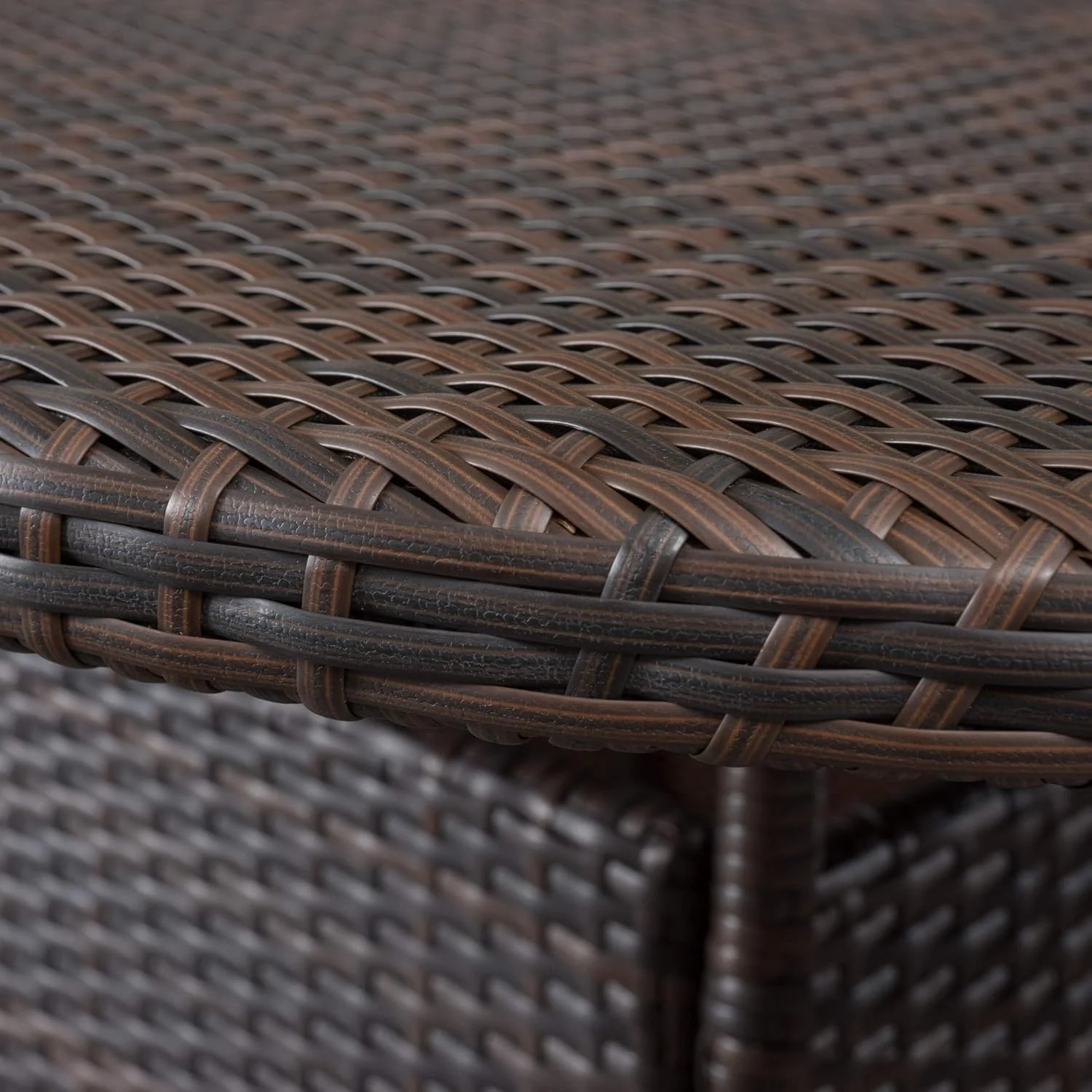 7-Piece Outdoor Rattan Wicker Dining Table Set - Image 10