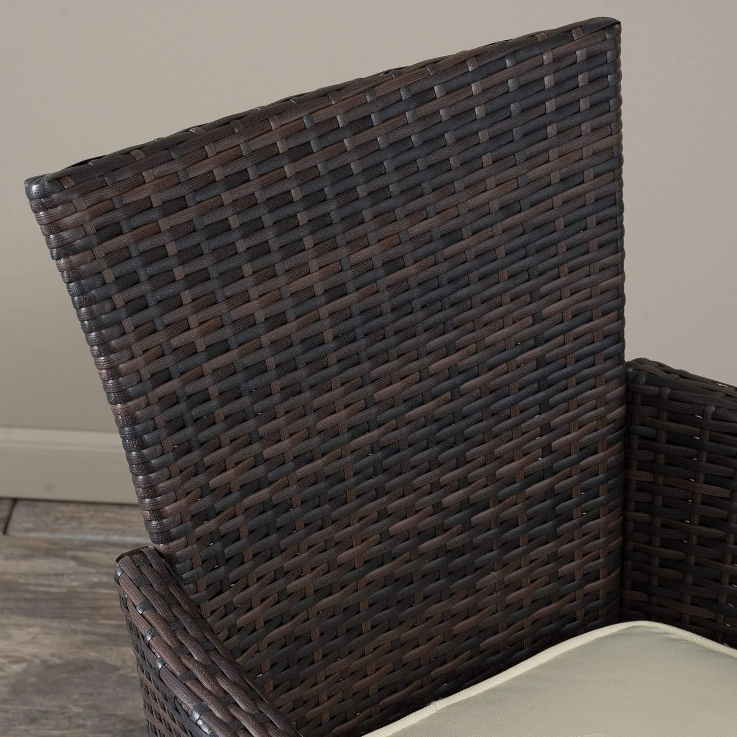 7-Piece Outdoor Rattan Wicker Dining Table Set - Image 3