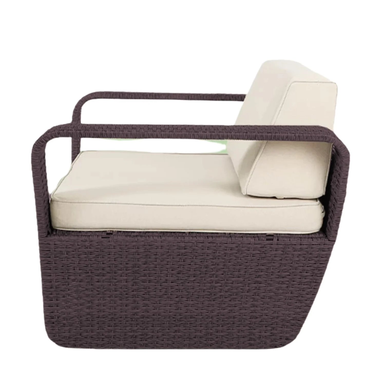 6 Piece Outdoor Wicker Conversation Furniture Set - Image 9