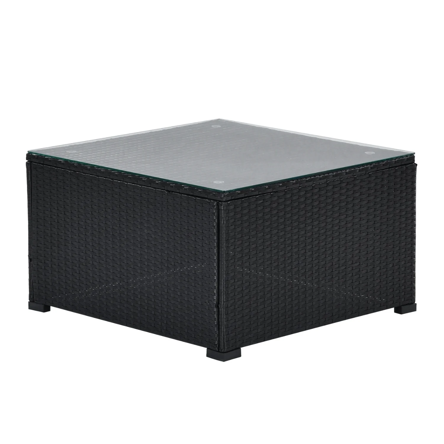 8 Pieces Sectional Wicker Furniture Set - Image 14