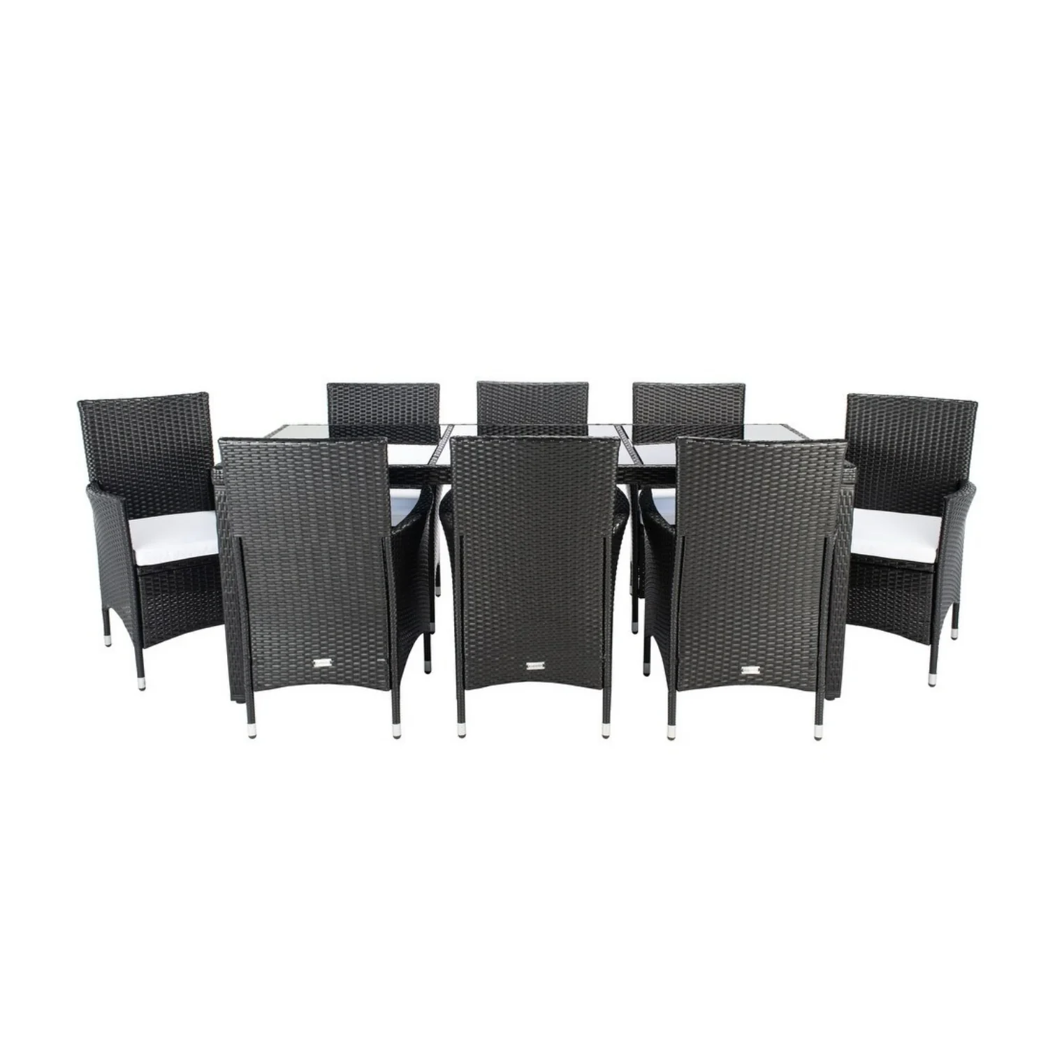 9-Piece Outdoor Rattan Wicker Dinning Table Set - Image 14