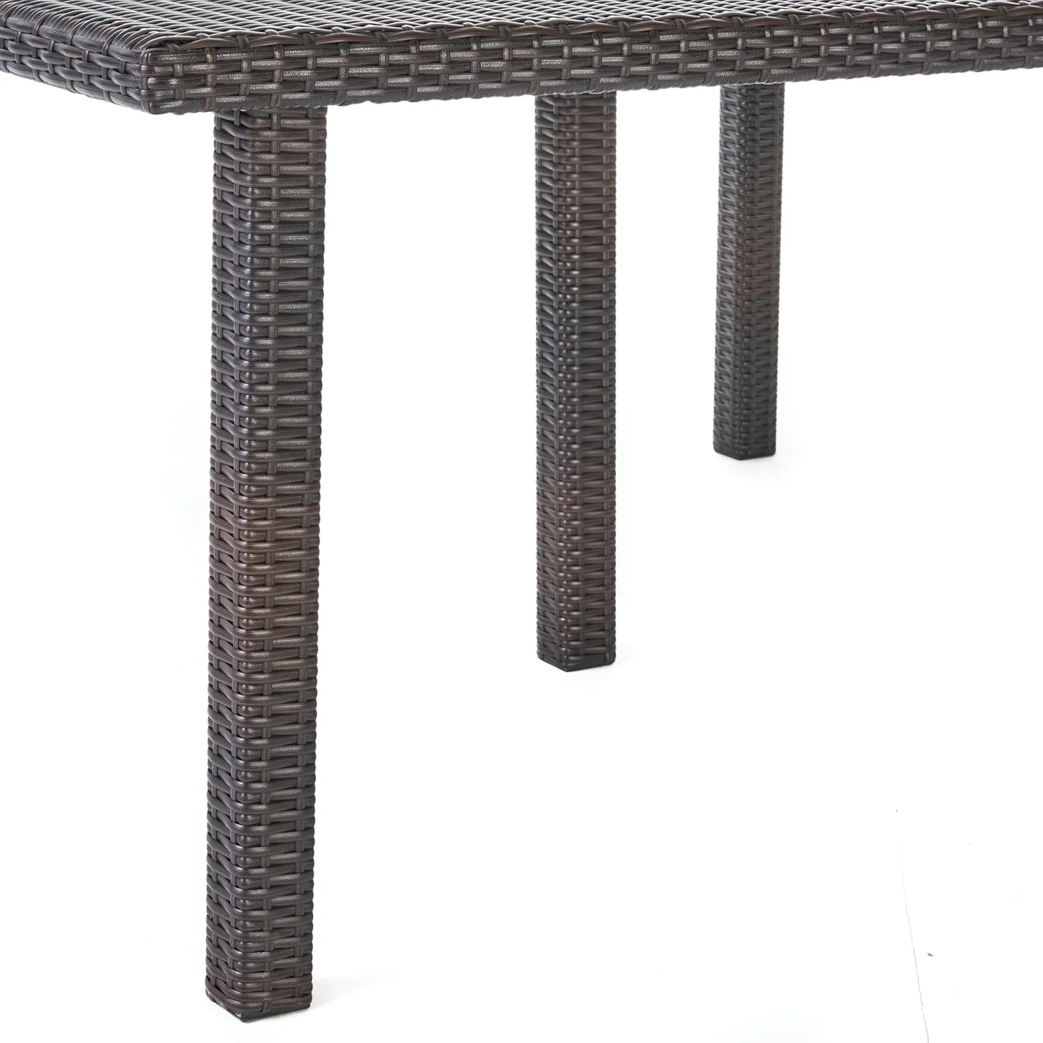 9-Piece Outdoor Rattan Wicker Square Dining Set - Image 10