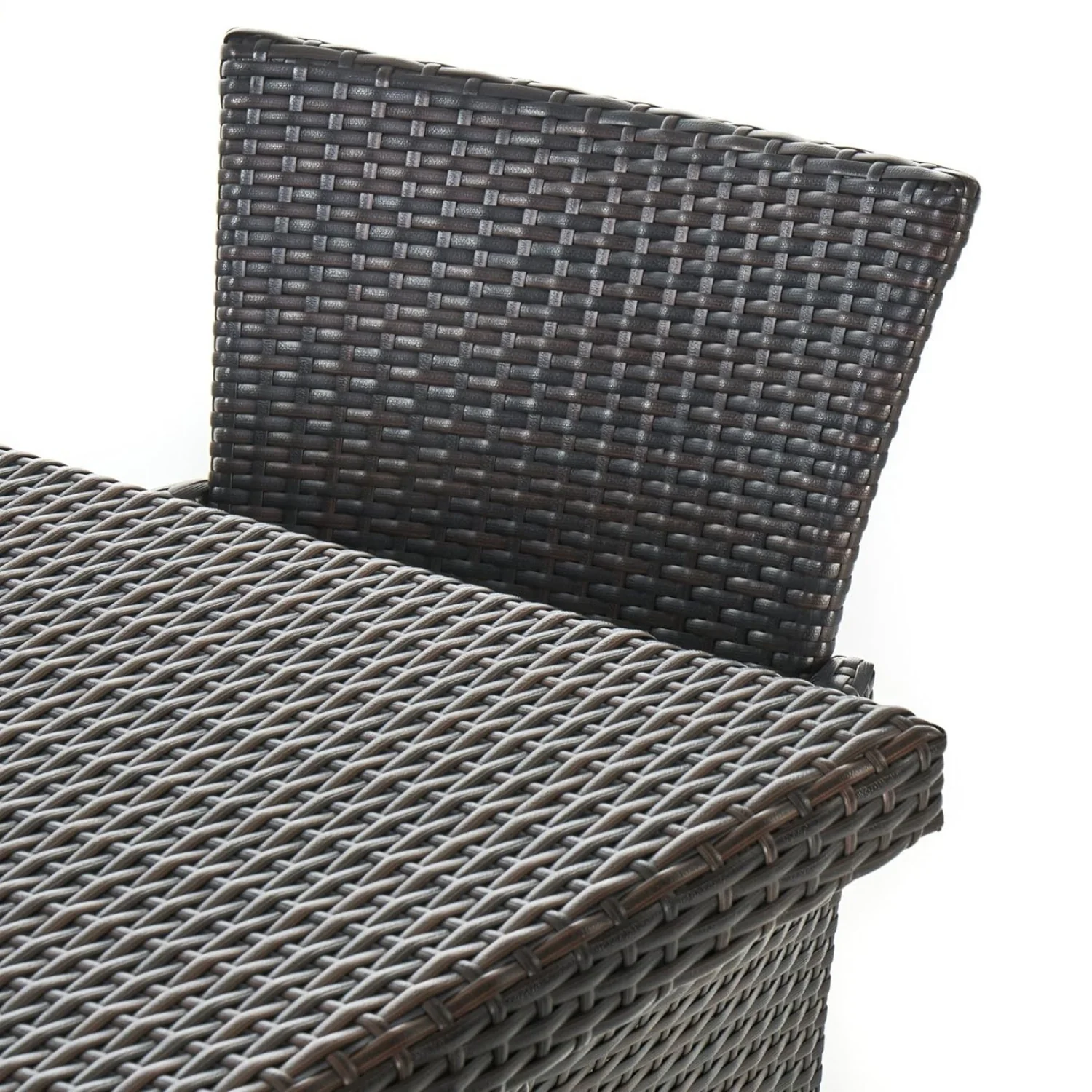 9-Piece Outdoor Rattan Wicker Square Dining Set - Image 9
