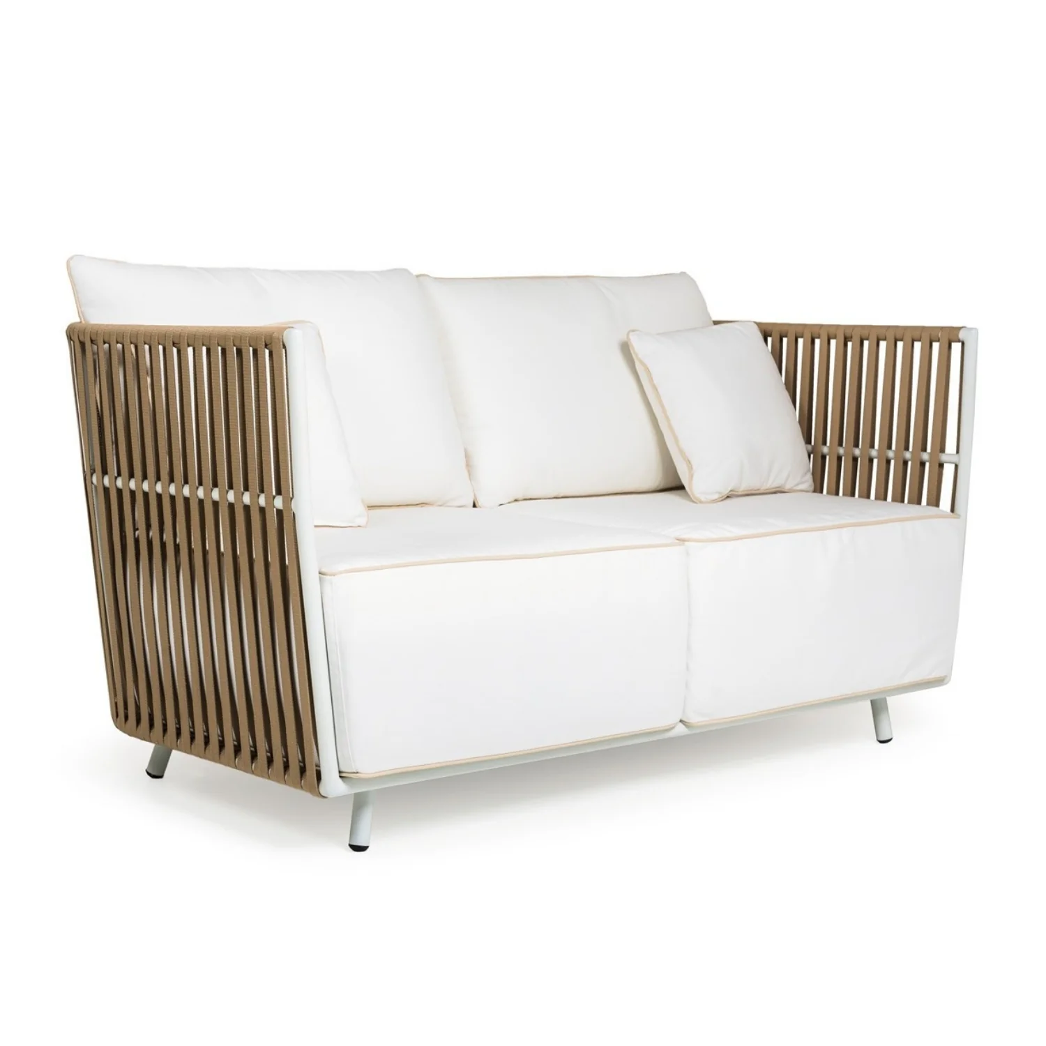 All-Weather Rope 4- Seater Sofa Set With Glass Top Table - Image 11