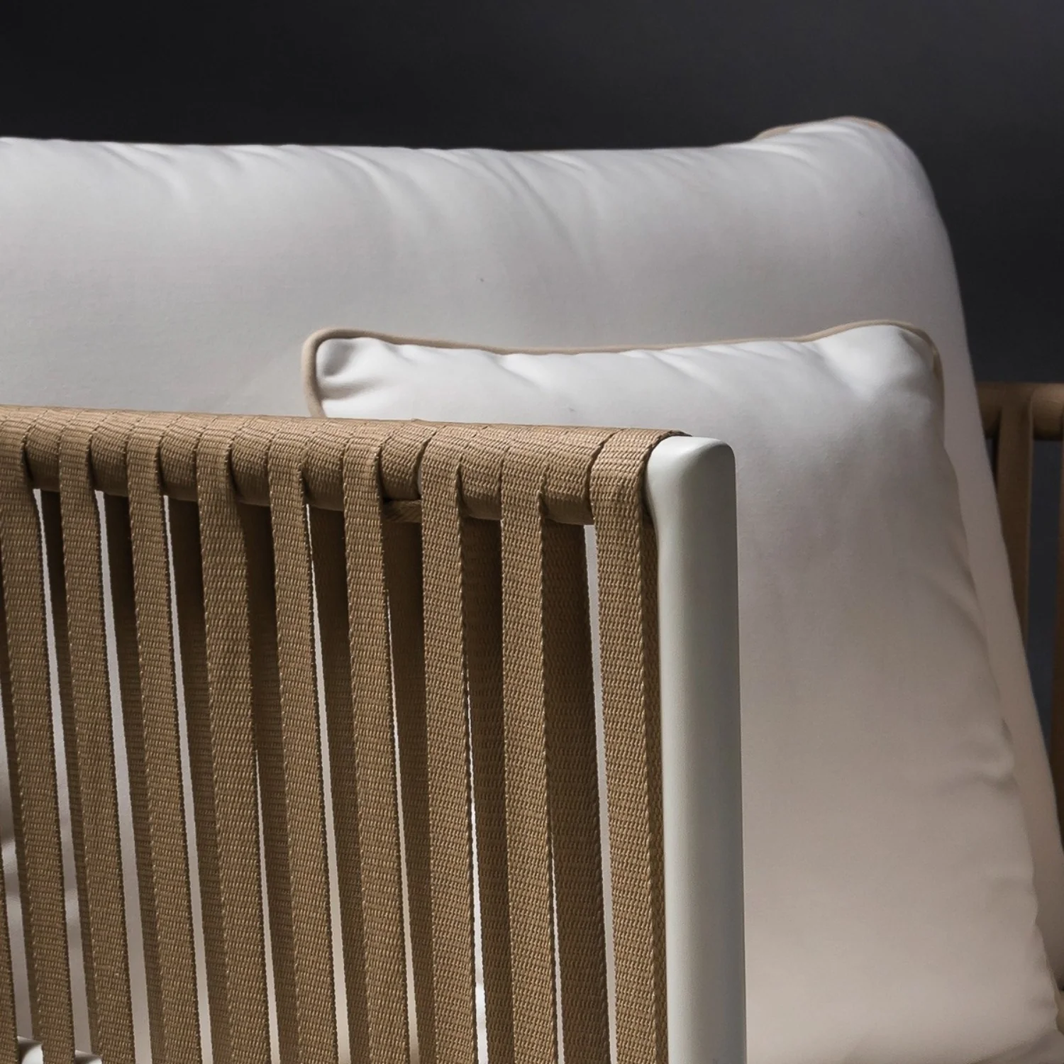 All-Weather Rope 4- Seater Sofa Set With Glass Top Table - Image 17