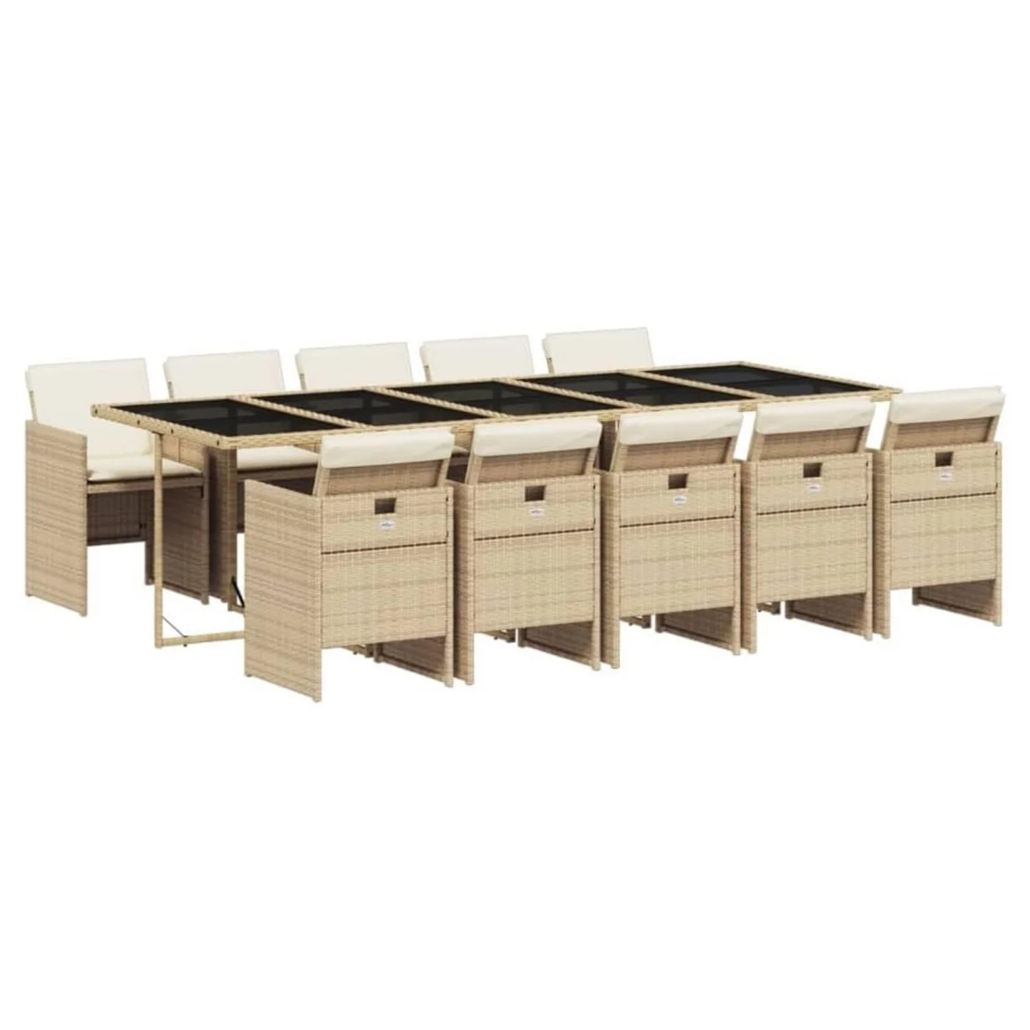 All Weather Wicker Patio Dinning Table Set - Image 4