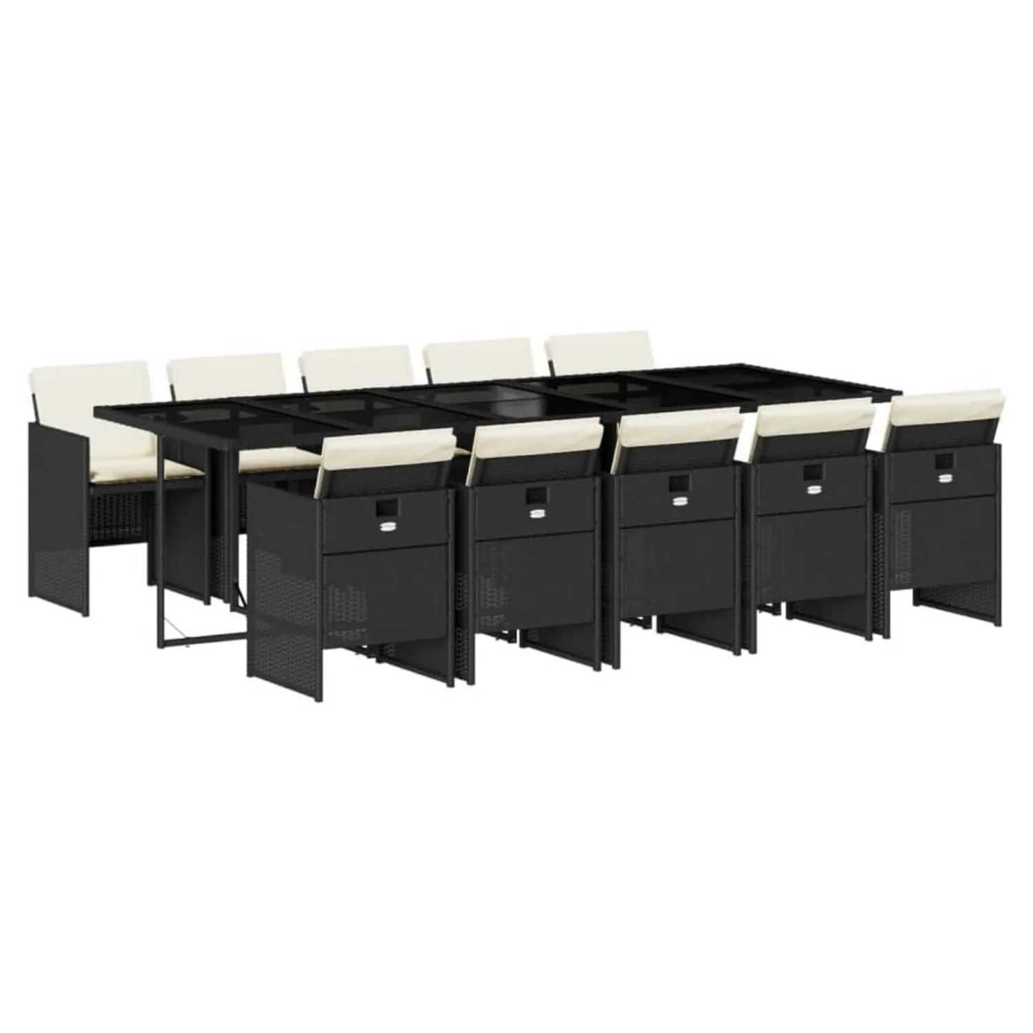 All Weather Wicker Patio Dinning Table Set - Image 4
