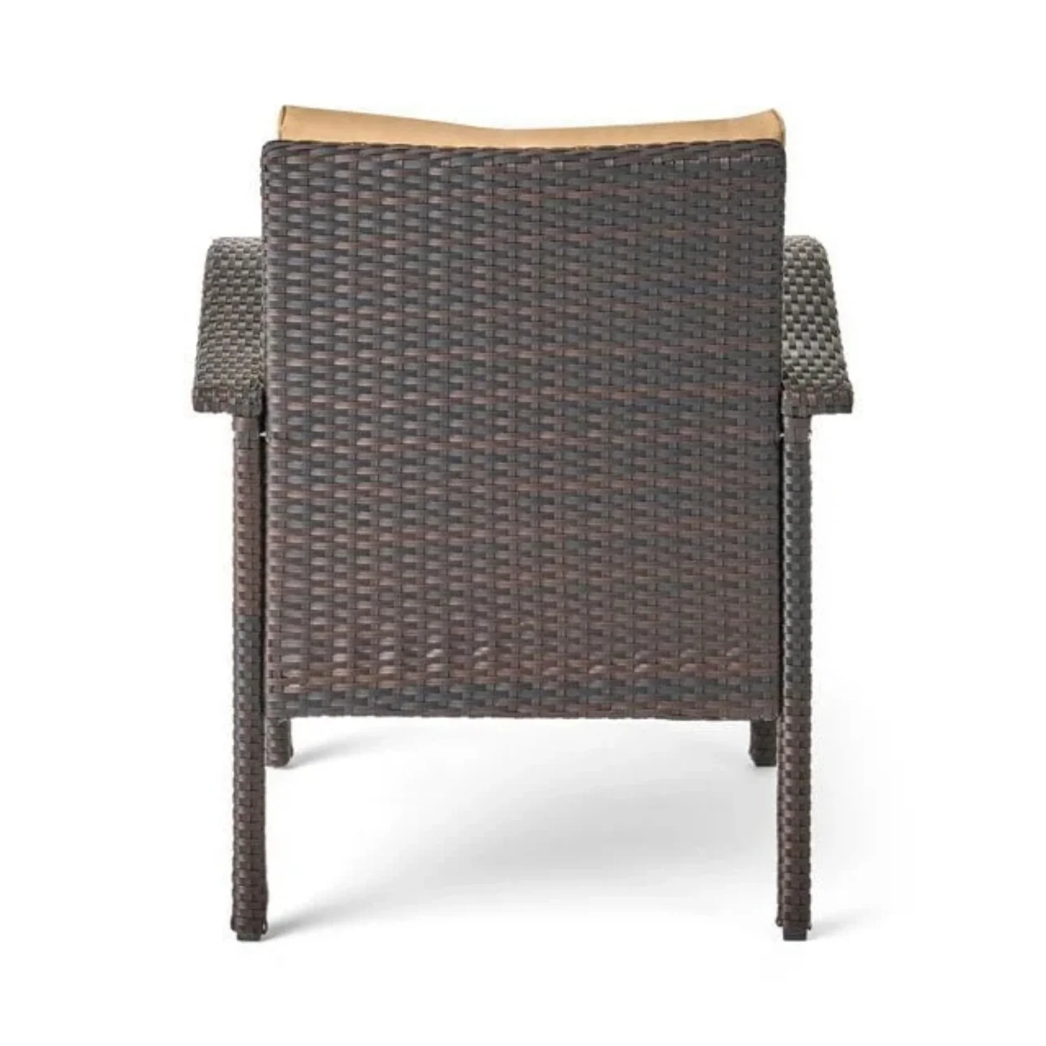 Dark Brown 8 Seater Outdoor Wicker Conversation Set - Image 14