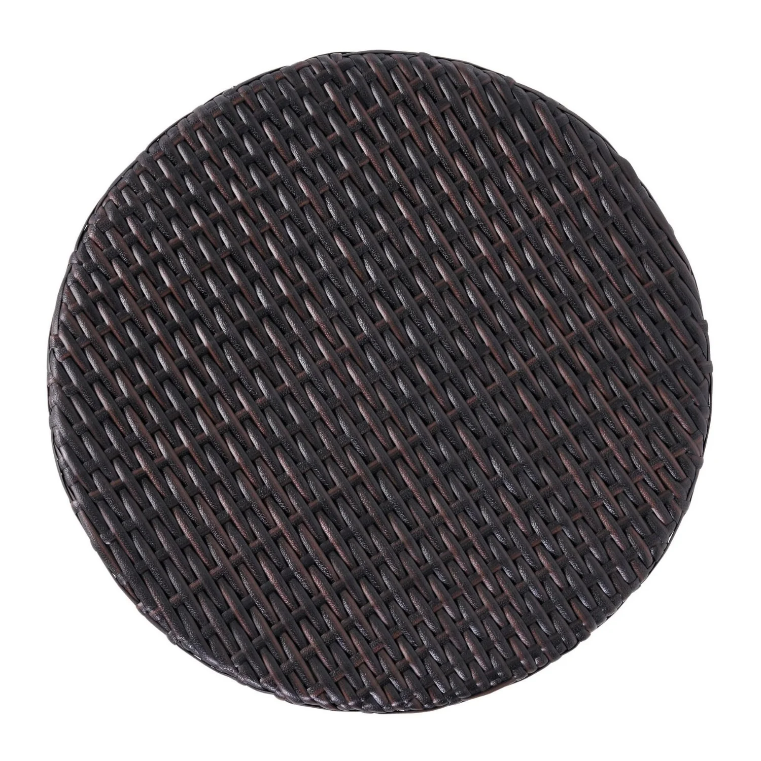 Dark Brown Wicker Garden Bistro End Table - Image 7