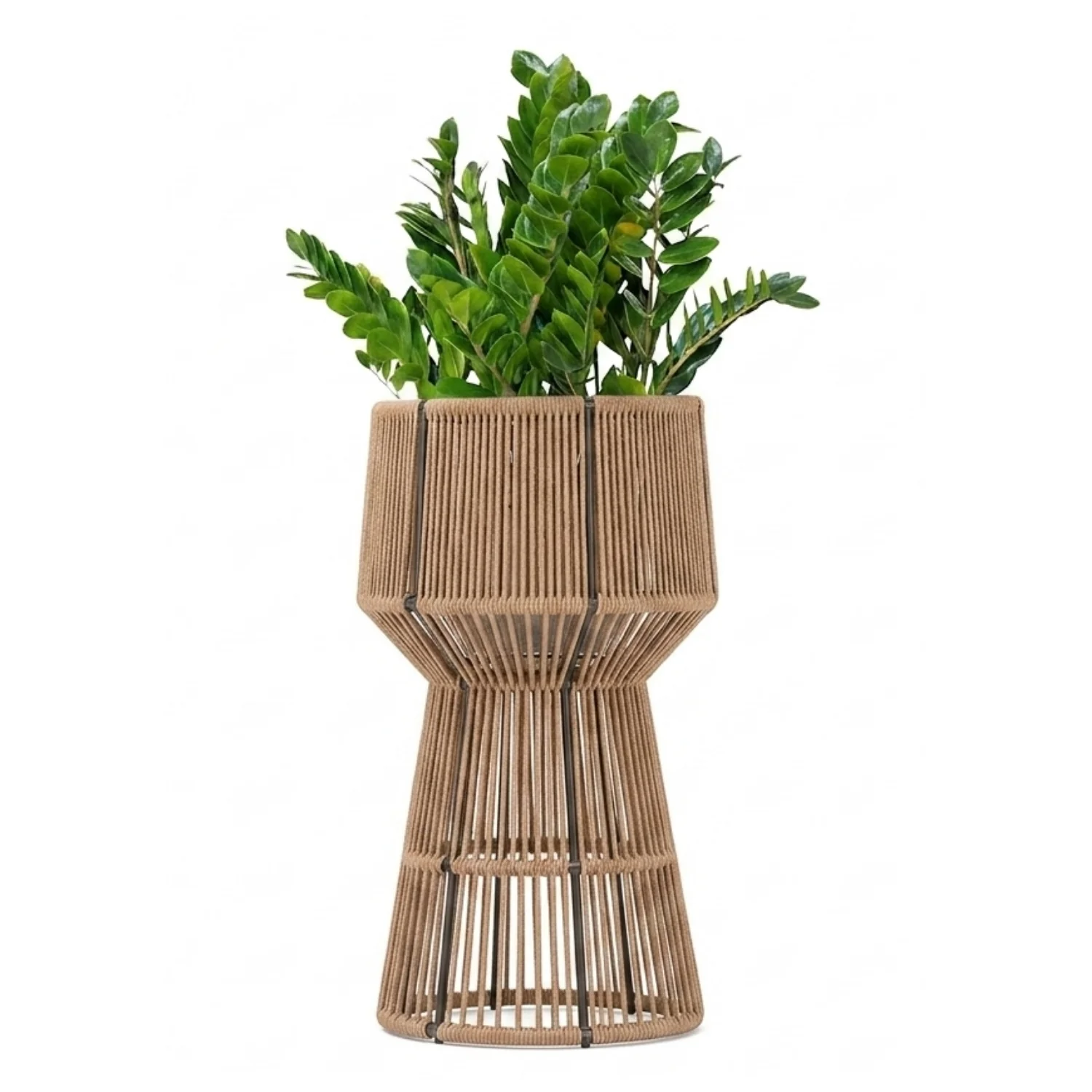 Devoko Outdoor Rope Planter Stand Set (Beige) - Image 6