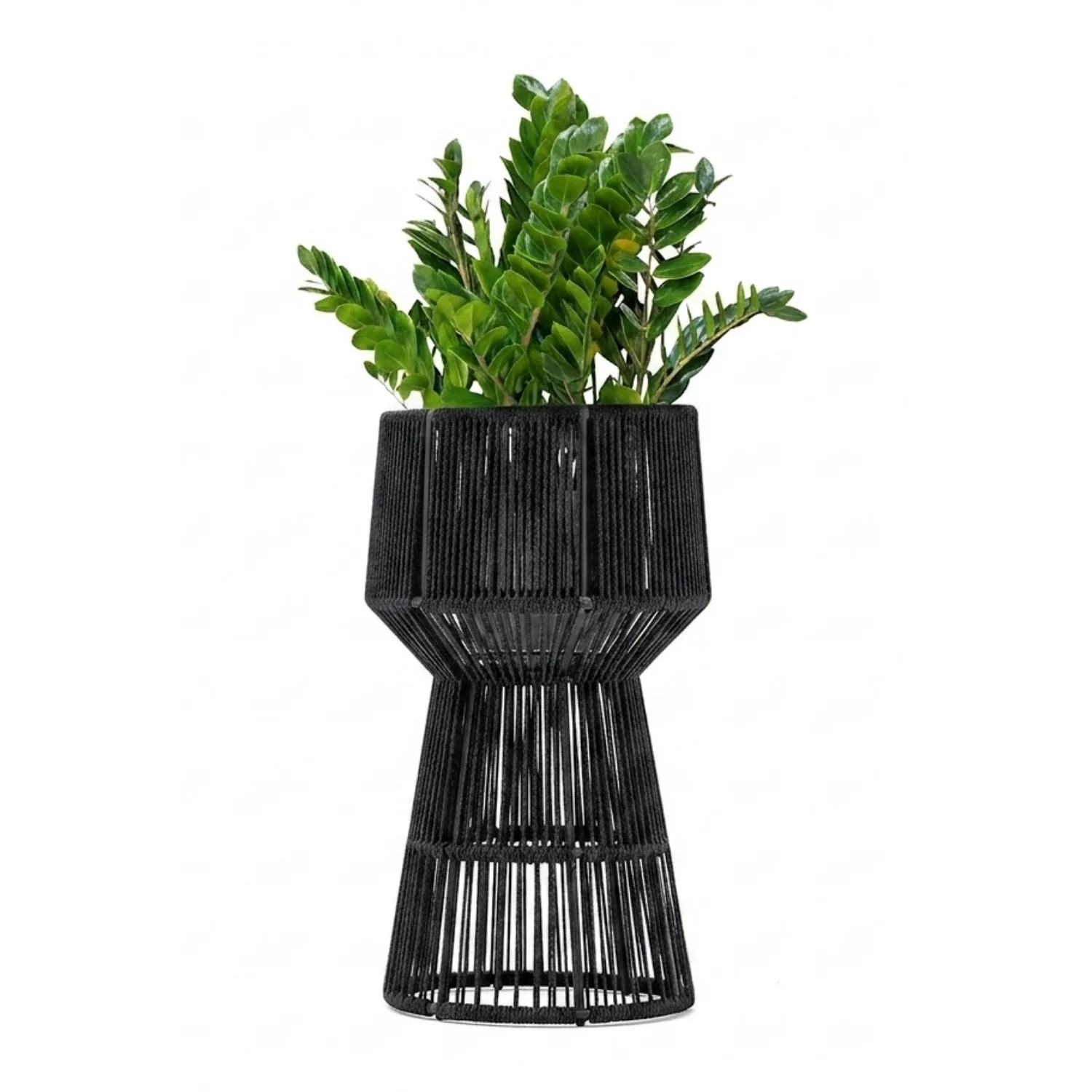 Devoko Outdoor Rope Planter Stand Set (Black) - Image 6