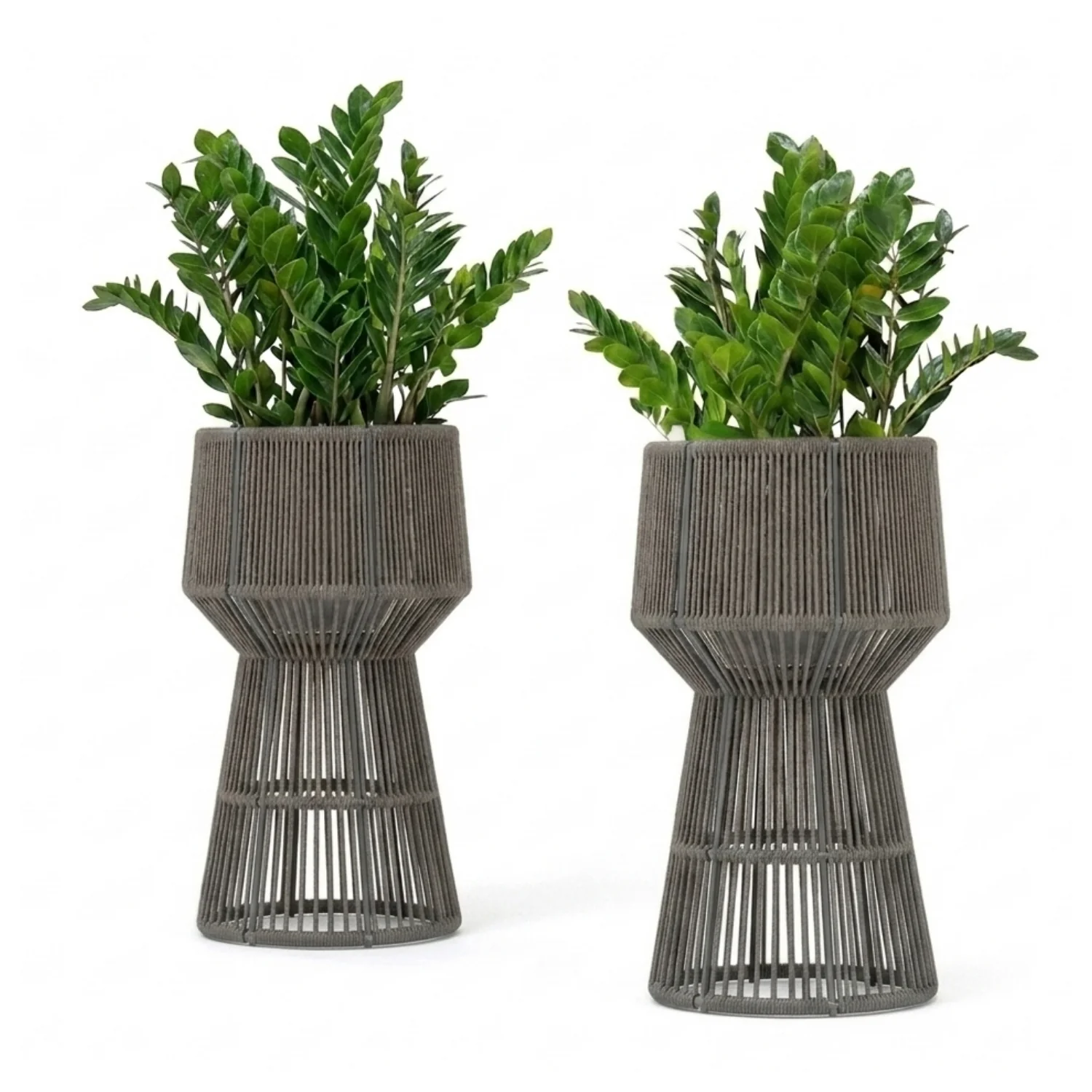Devoko Outdoor Rope Planter Stand Set (Grey) - Image 5