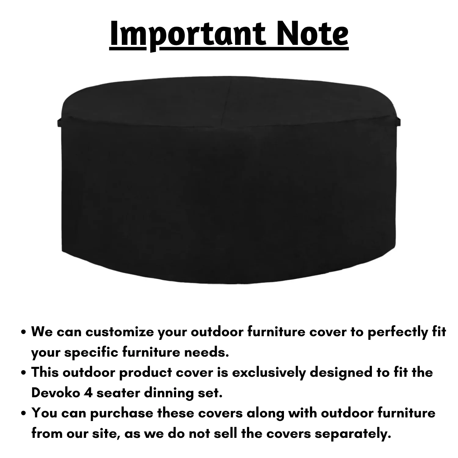 Outdoor 4+1 Dinning Set Cover - Image 6