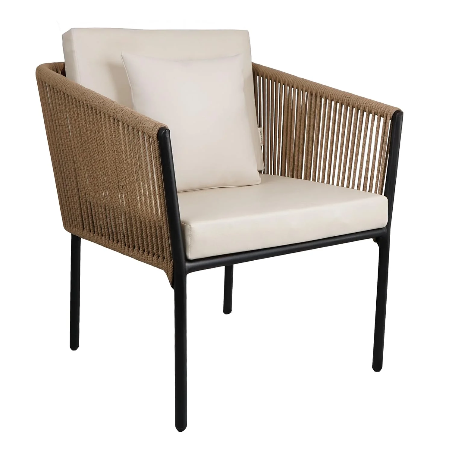 Outdoor 4 Seater Rope Sofa Set - Image 9
