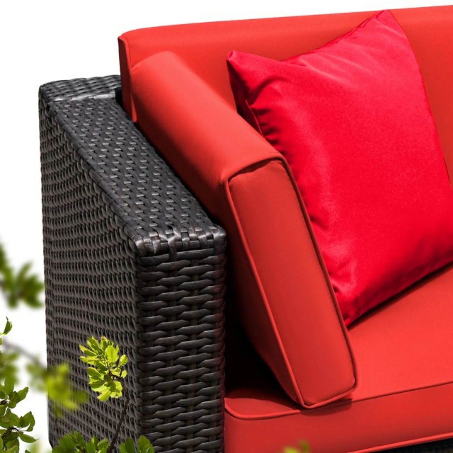 Outdoor All-Weather Rattan Wicker Double Seater Sofa - Image 3