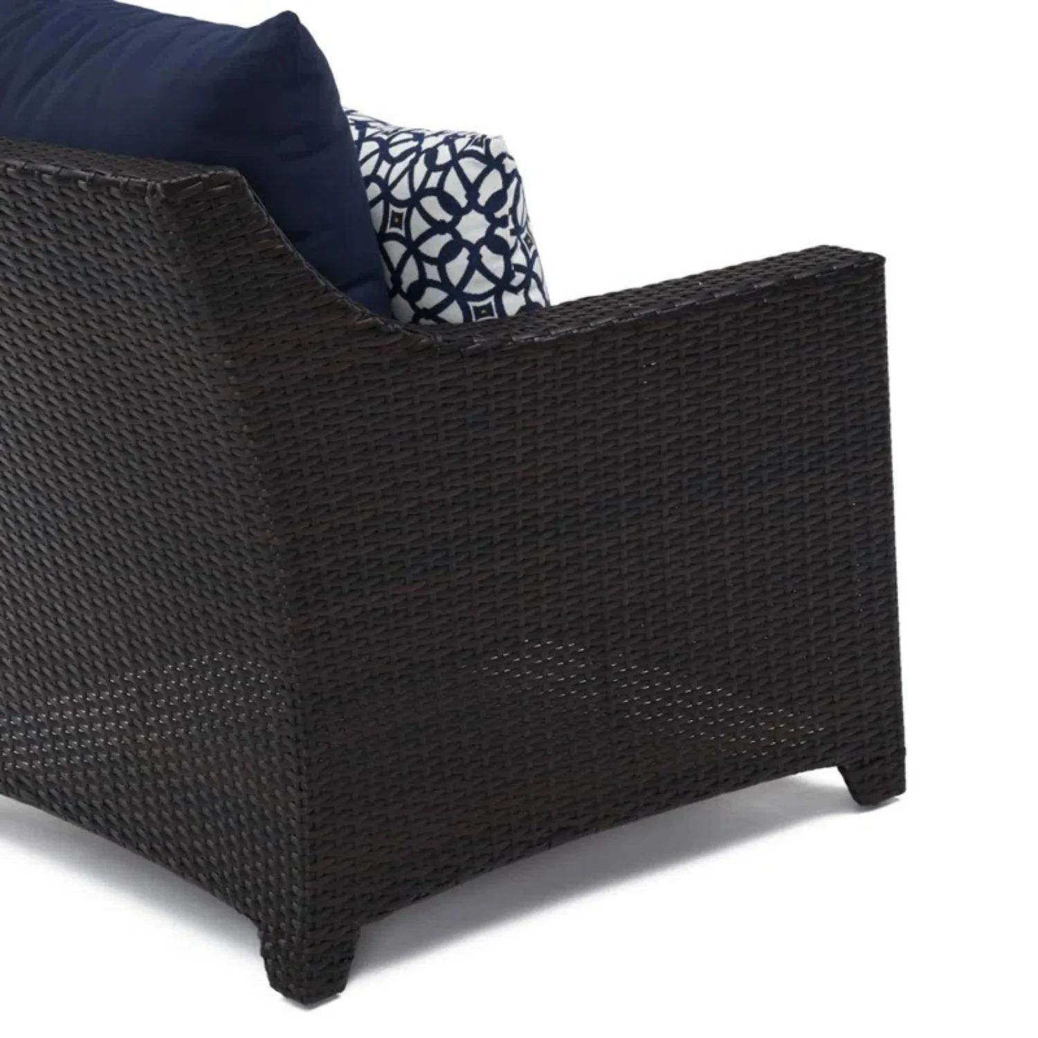 Outdoor All-Weather Rattan Wicker Three Seater Sofa - Image 3