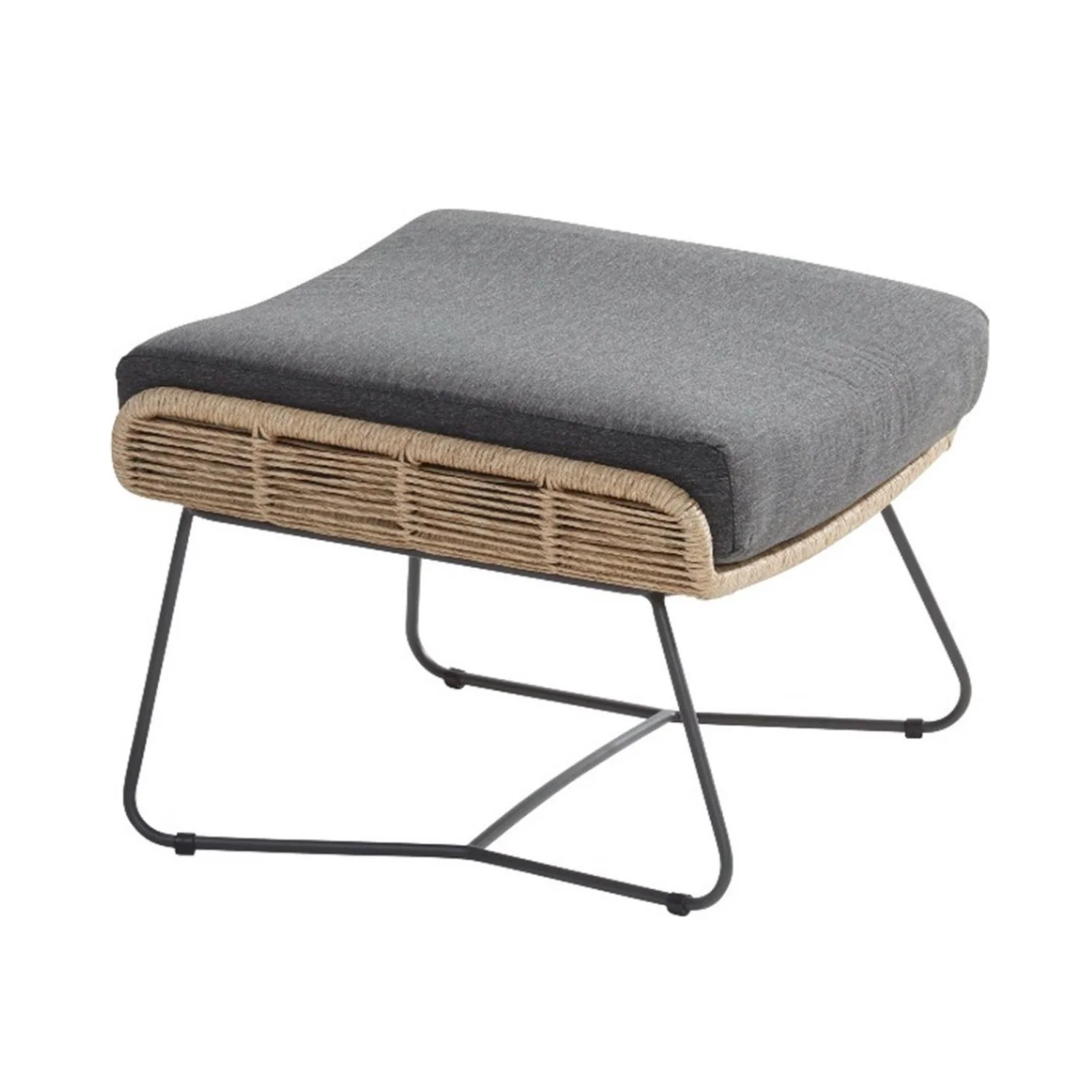 Outdoor All-Weather Rope Footstool - Image 7