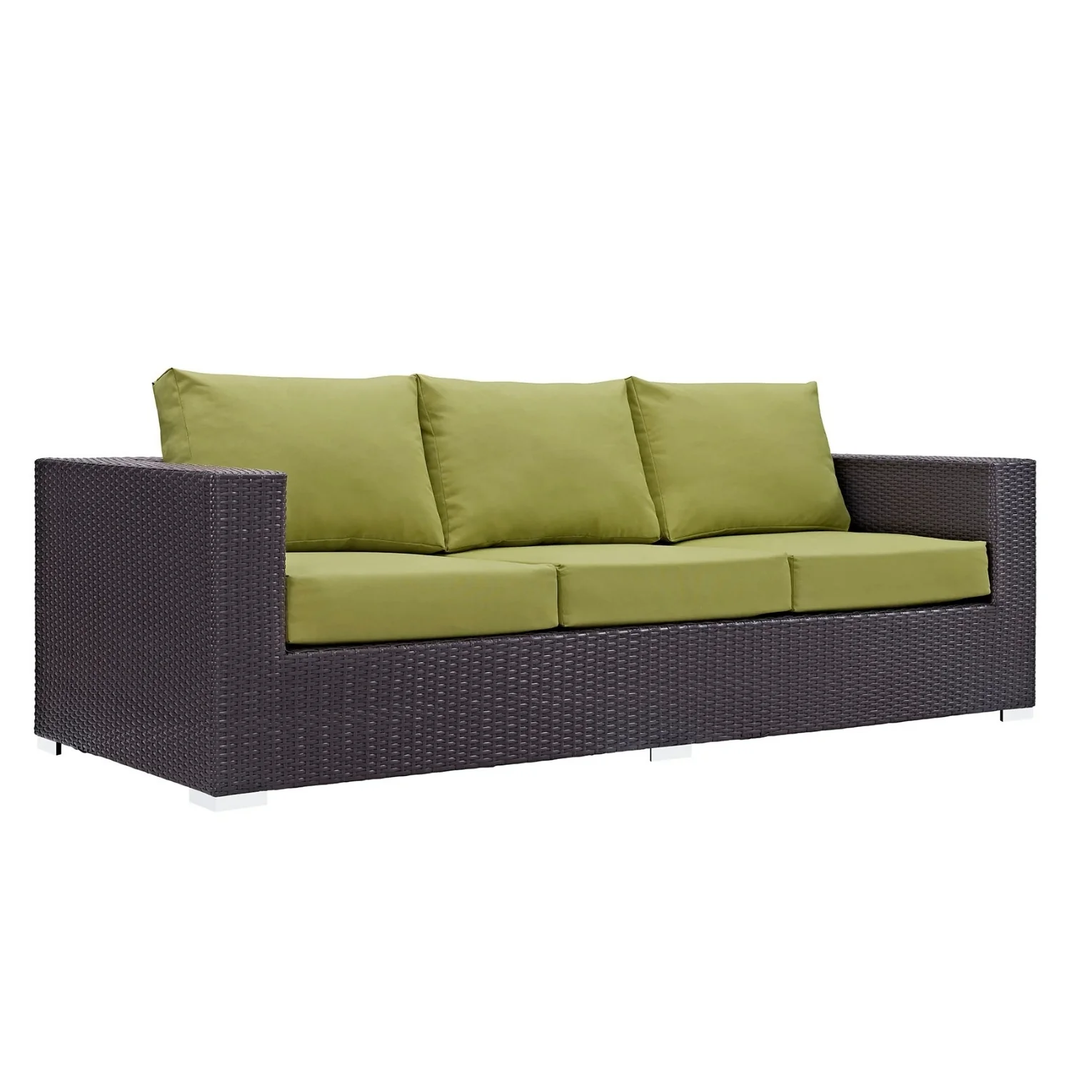 Outdoor All-Weather Wicker 3-Seater Sofa - Image 4