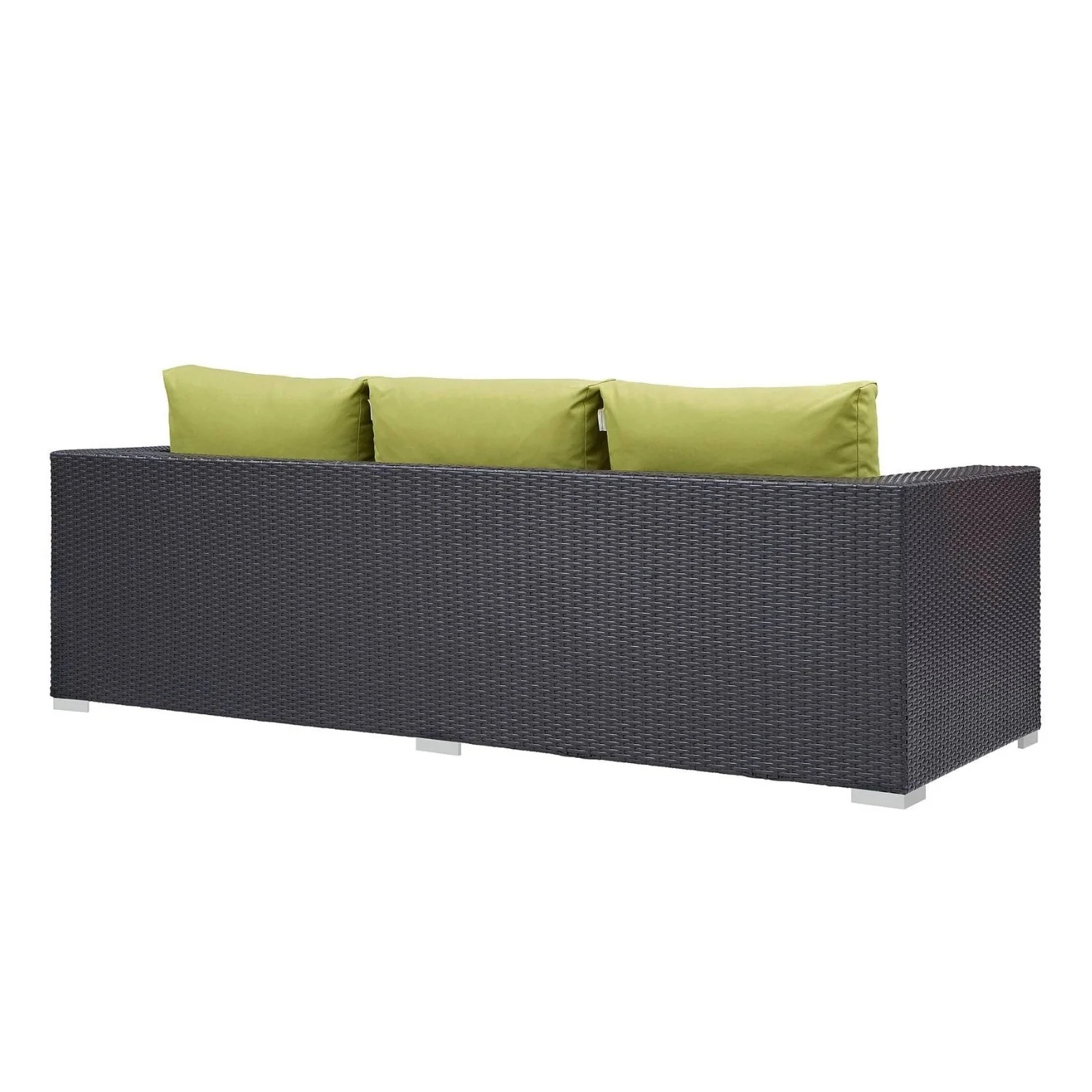 Outdoor All-Weather Wicker 3-Seater Sofa - Image 8