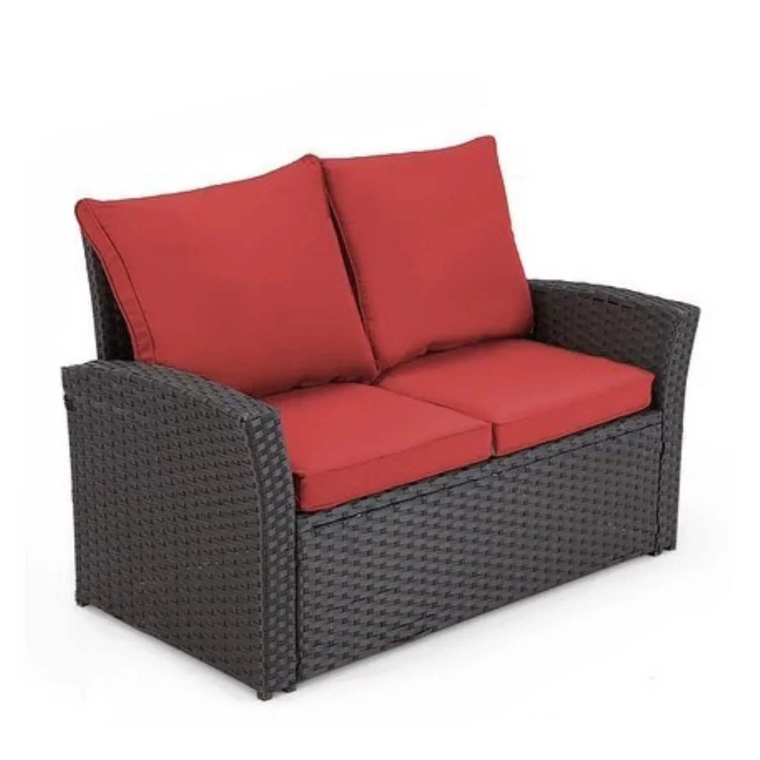 Outdoor All-Weather Wicker 6-Piece Sofa Set - Image 10
