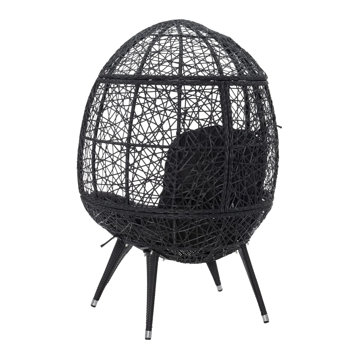 Outdoor All-Weather Wicker Egg Chair - Image 4