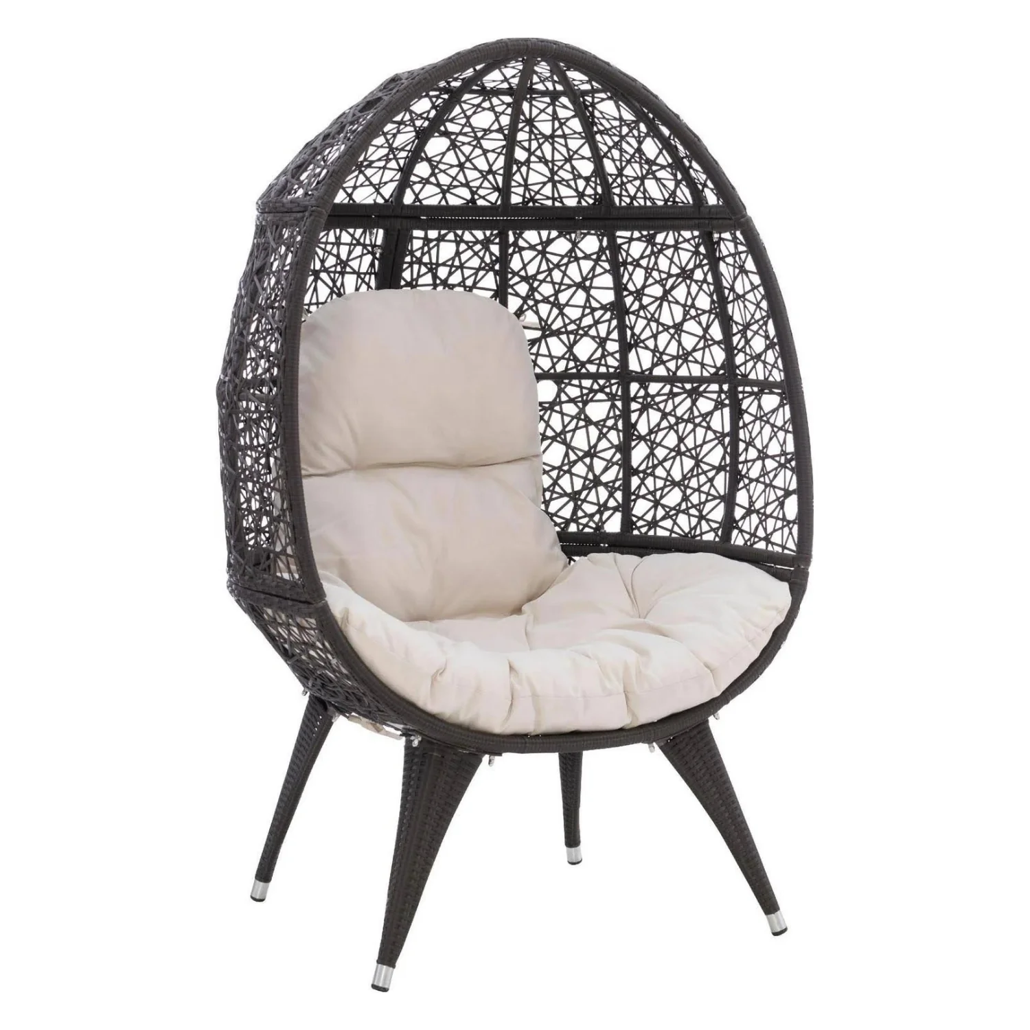 Outdoor All-Weather Wicker Egg Chair - Image 8