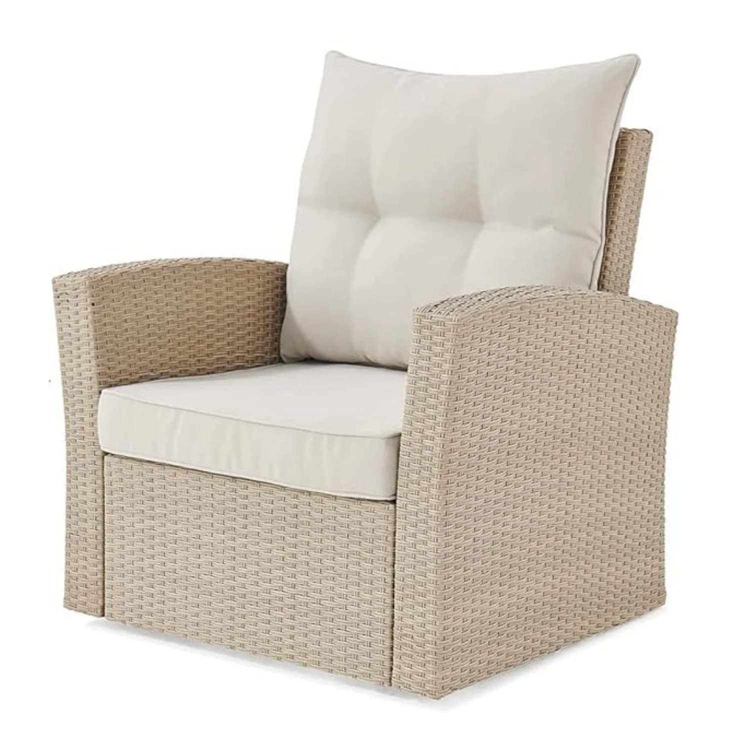 Outdoor All-Weather Wicker Single Seater Sofa - Image 11