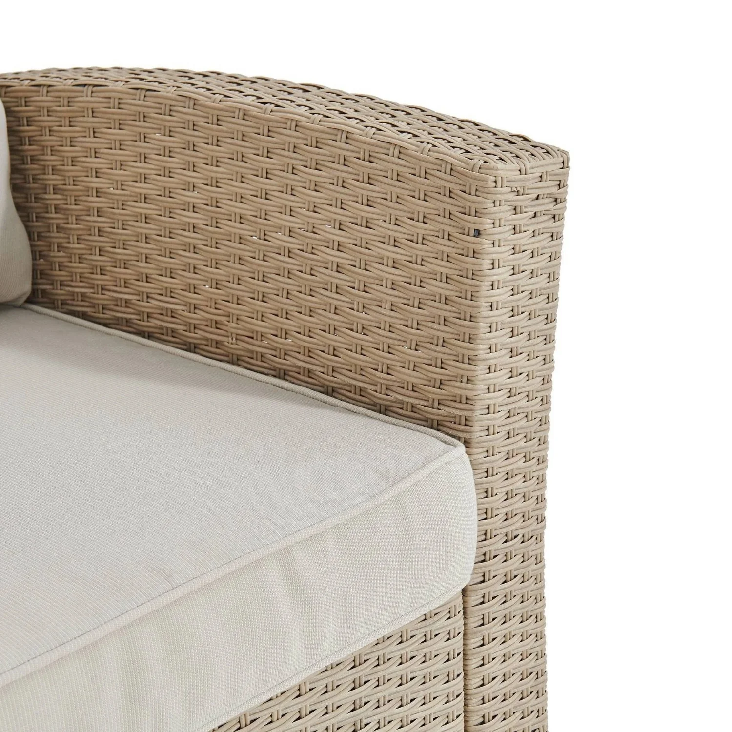 Outdoor All-Weather Wicker Single Seater Sofa - Image 3