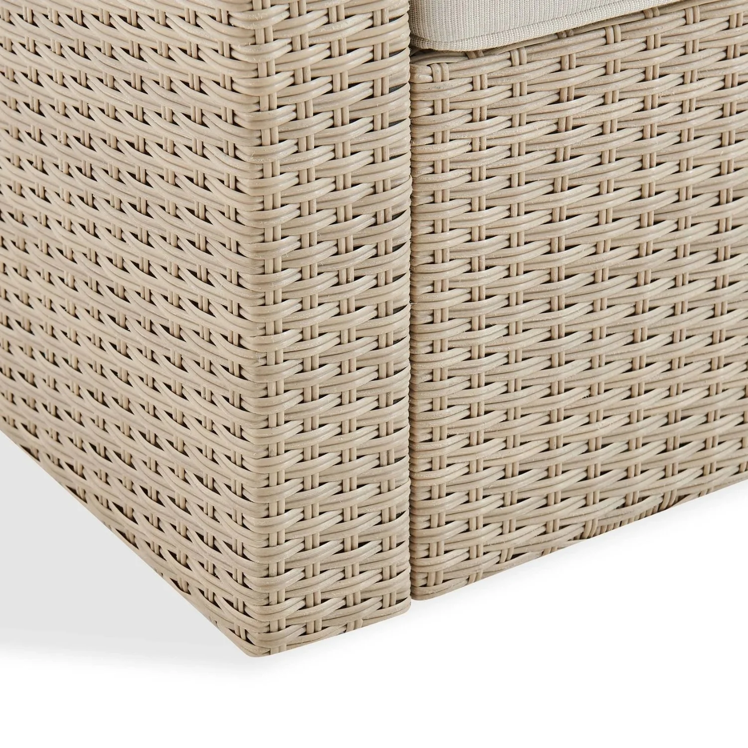 Outdoor All-Weather Wicker Single Seater Sofa - Image 4