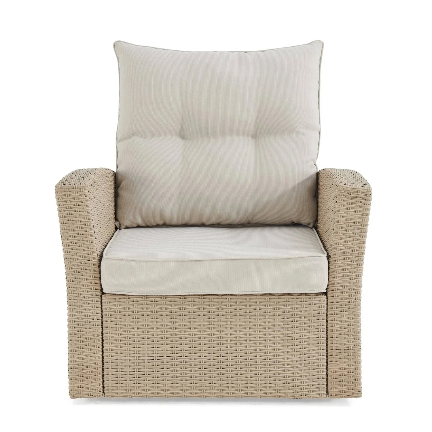 Outdoor All-Weather Wicker Single Seater Sofa - Image 8