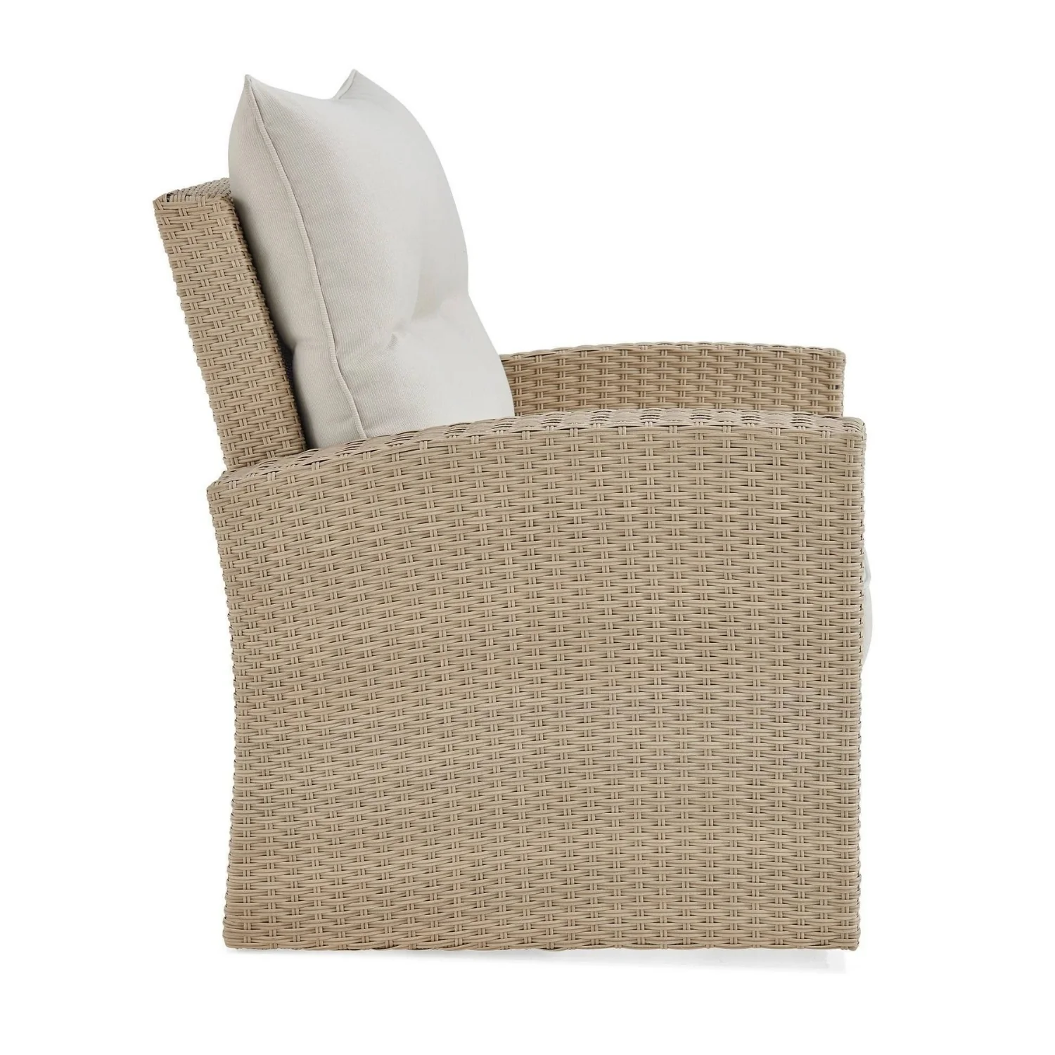 Outdoor All-Weather Wicker Single Seater Sofa - Image 9