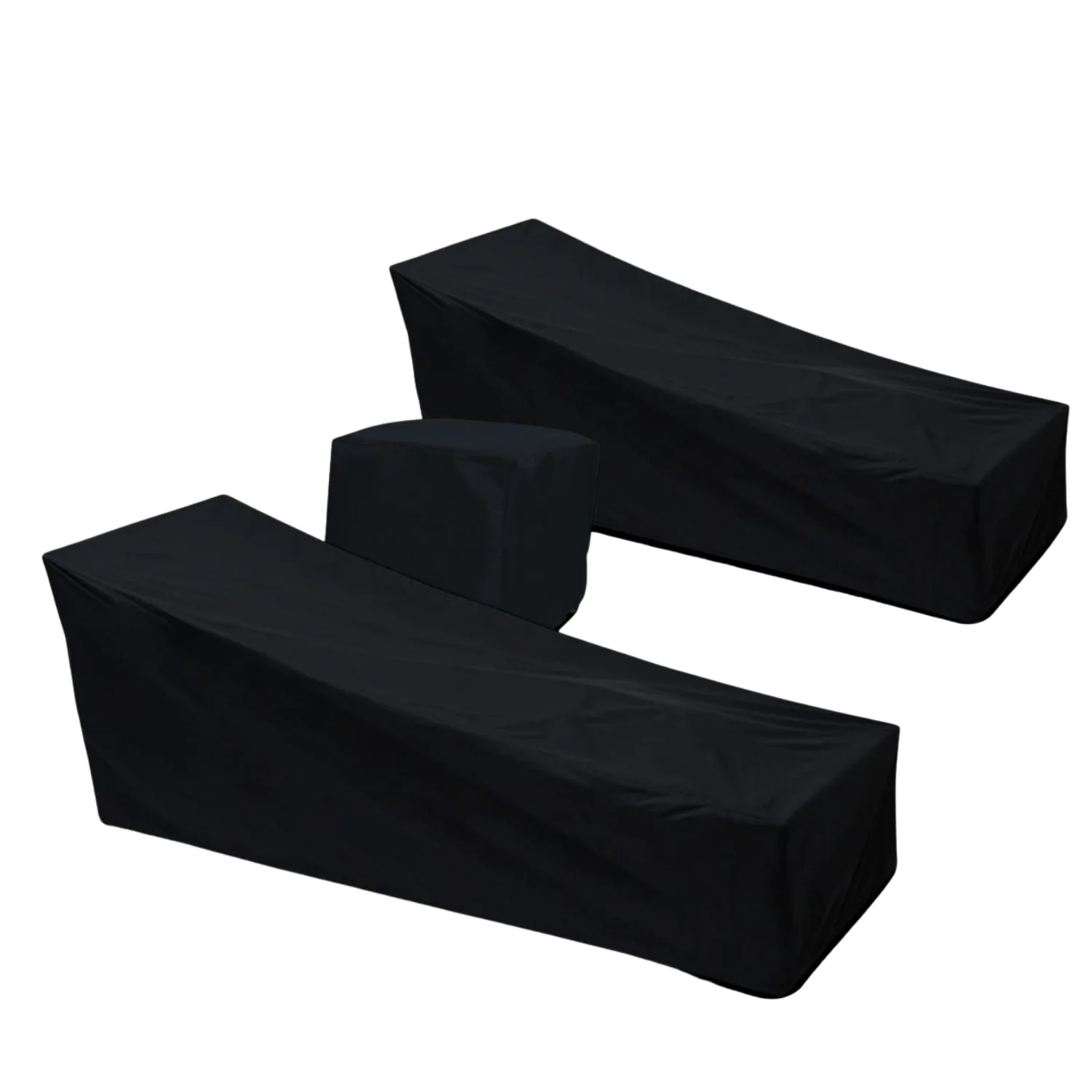 Outdoor Double Lounger With Table Cover - Image 3