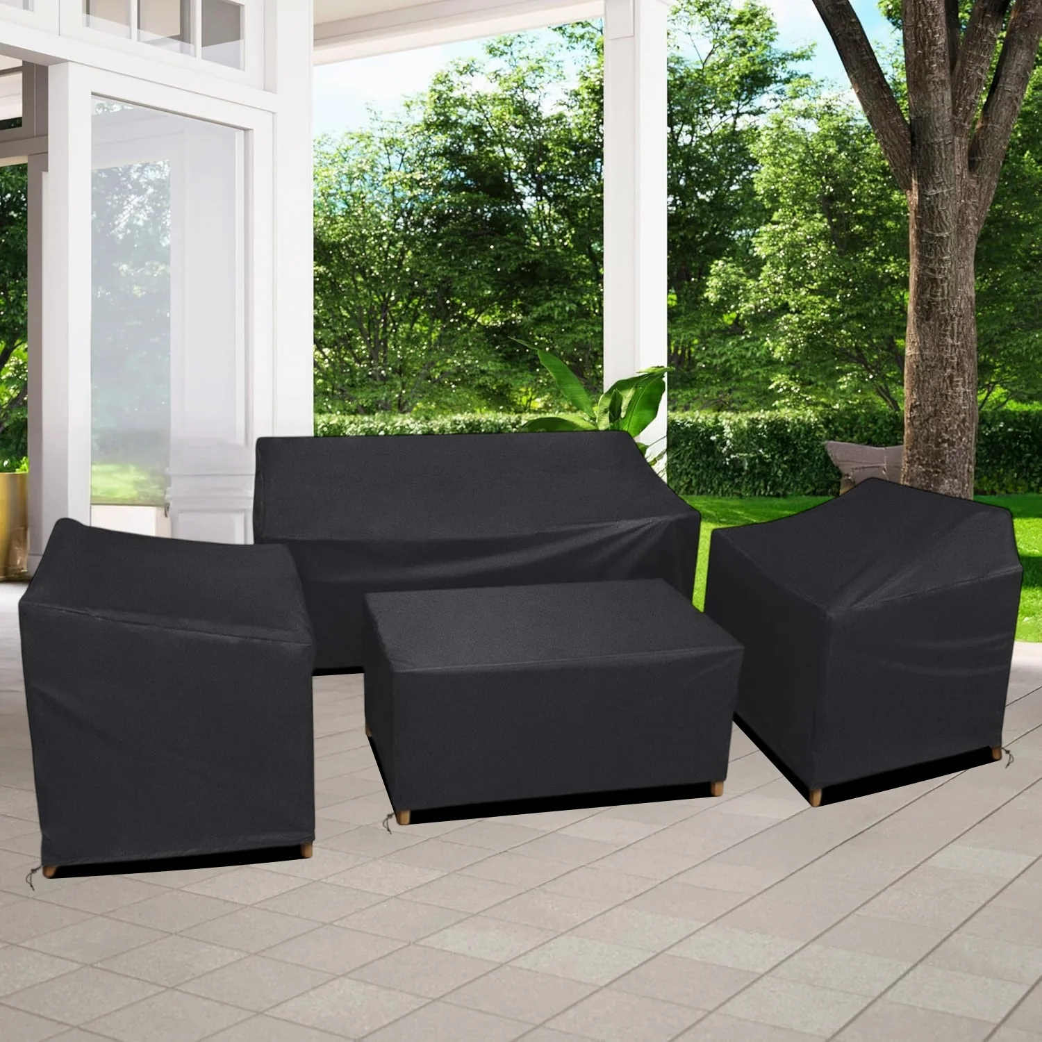 Outdoor Four Seater Sofa Cover