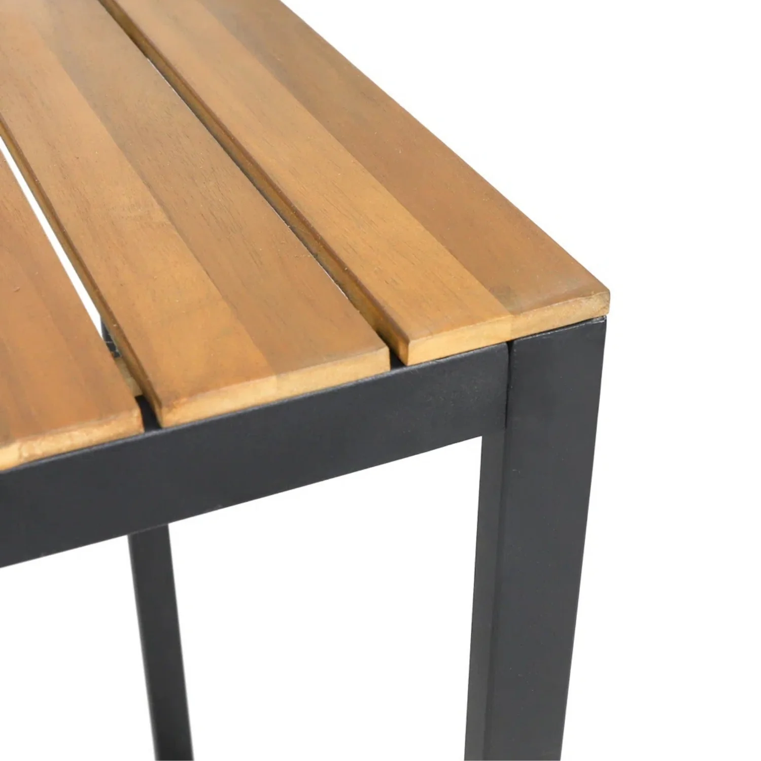 Outdoor Bar Table With Wooden Top - Image 3