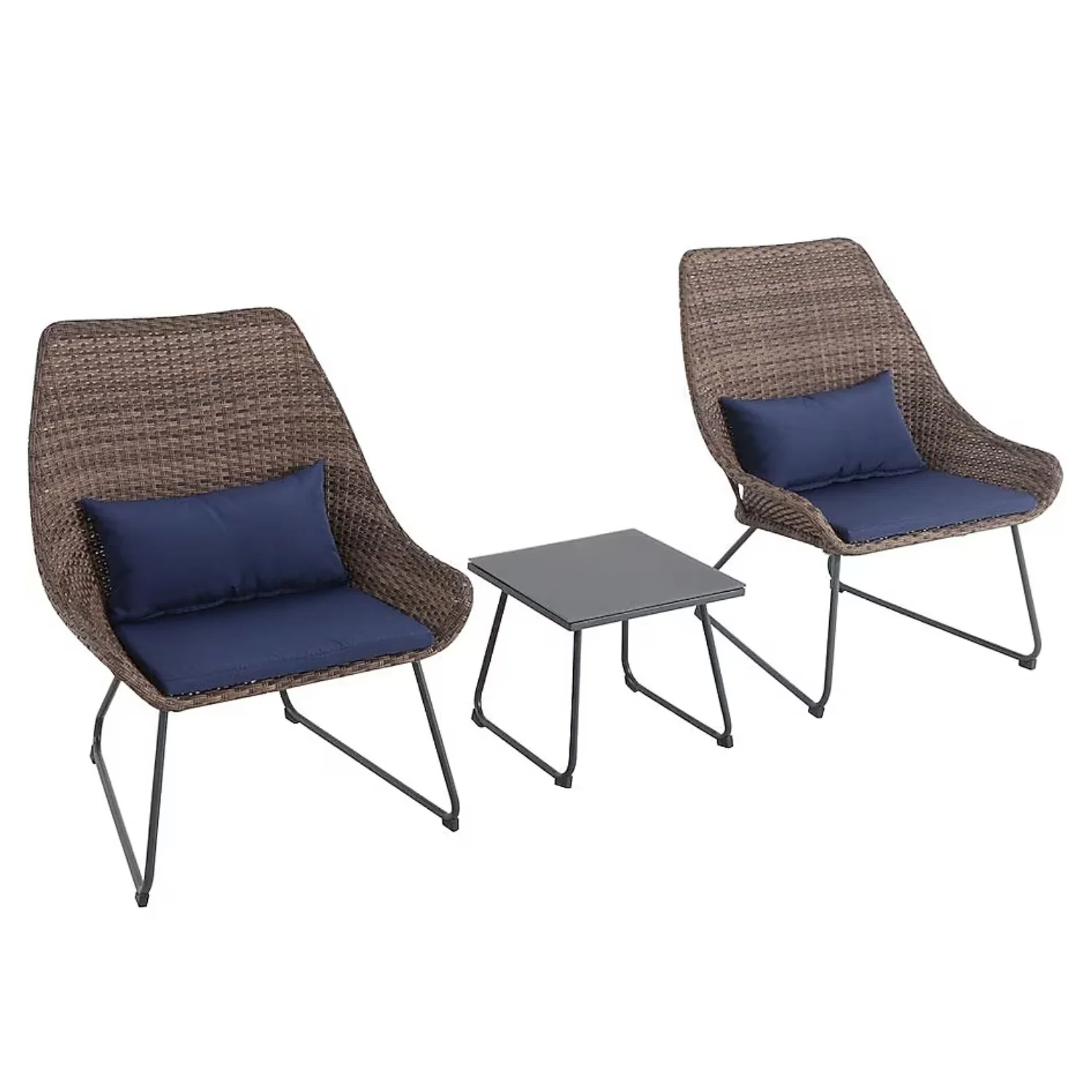 Outdoor Rattan Wicker 3-Piece Patio Set - Image 5