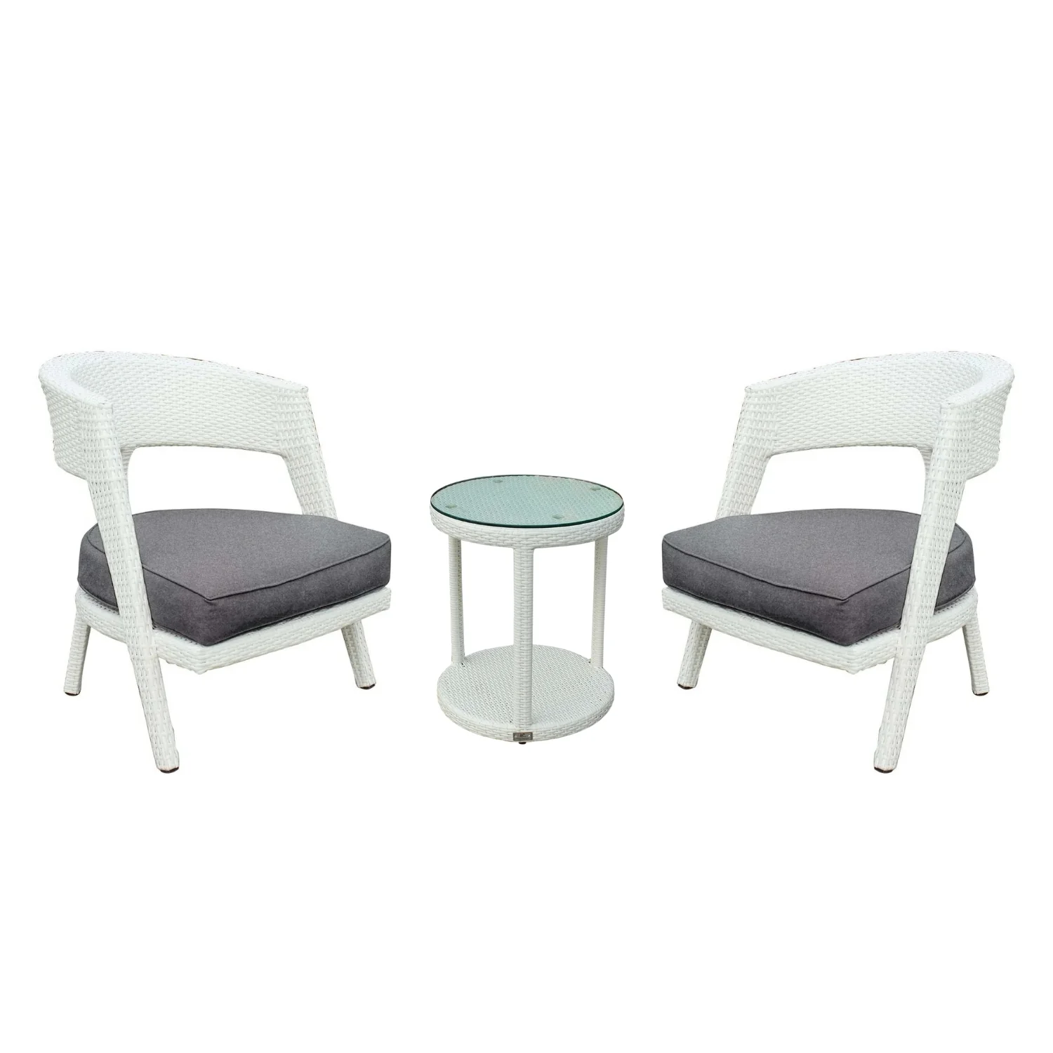 Outdoor Rattan Wicker 3-Piece Patio Set - Image 5