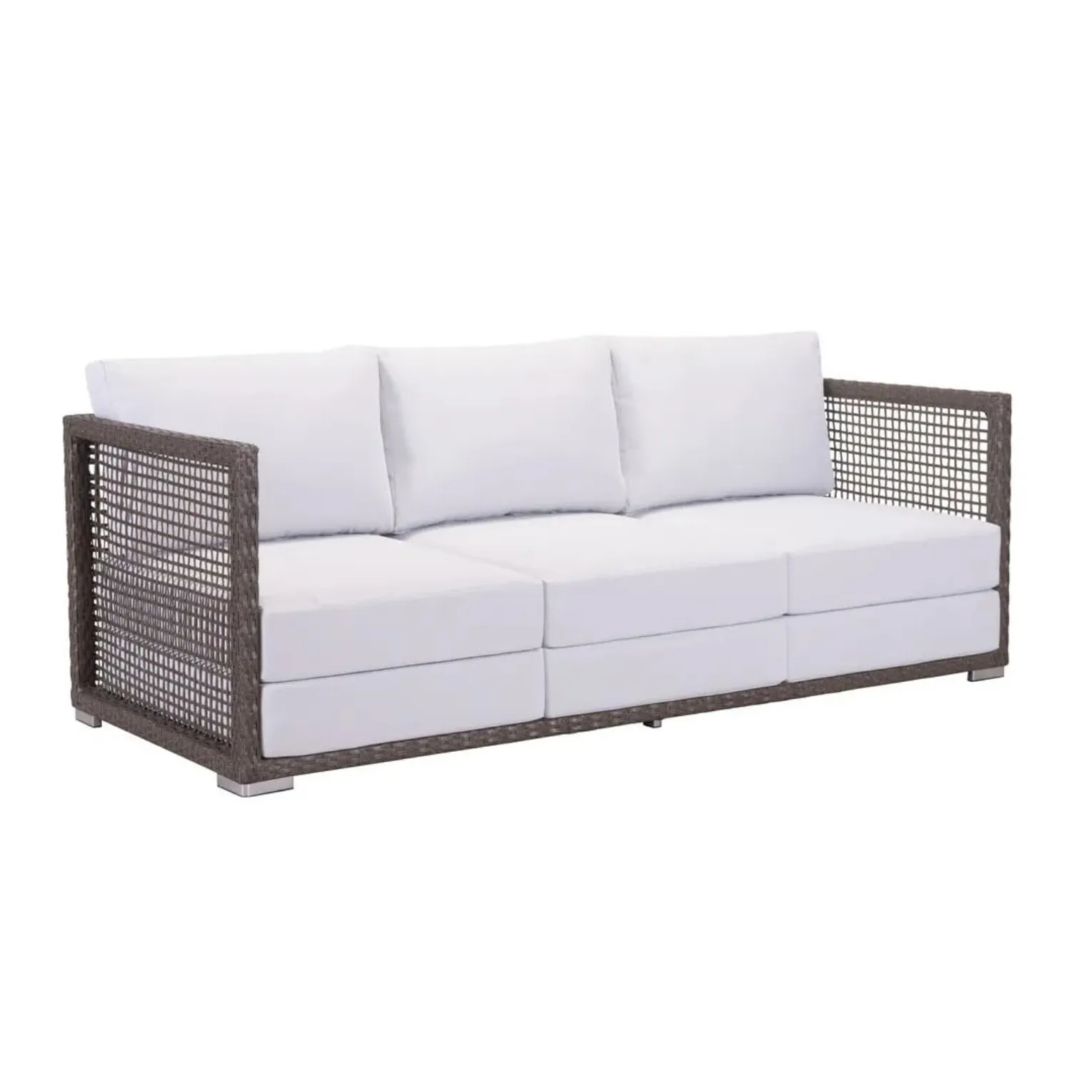 Outdoor Rattan Wicker 5-Seater Sofa Set - Image 11
