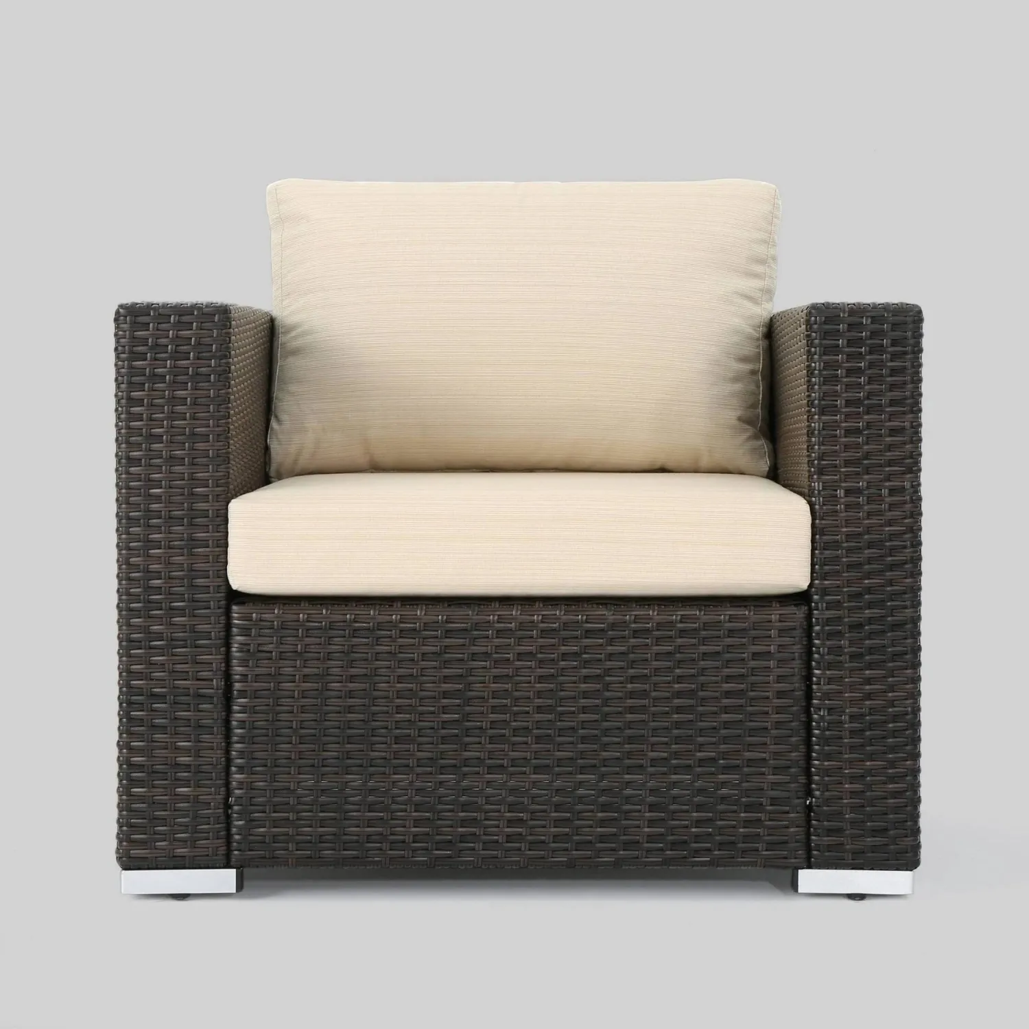 Outdoor Rattan Wicker 8-Seater Sofa Set - Image 9
